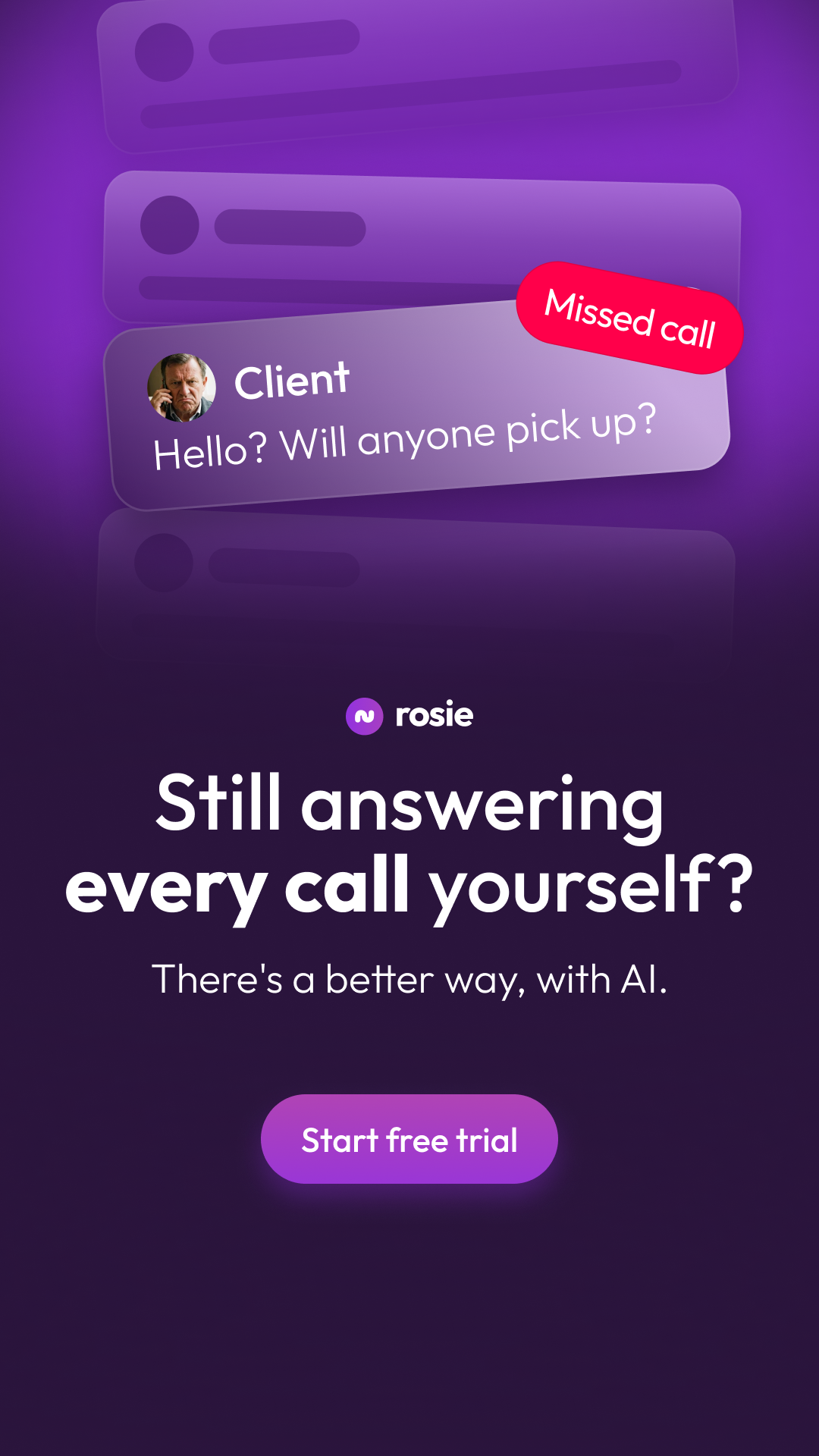 Rosie Facebook ad