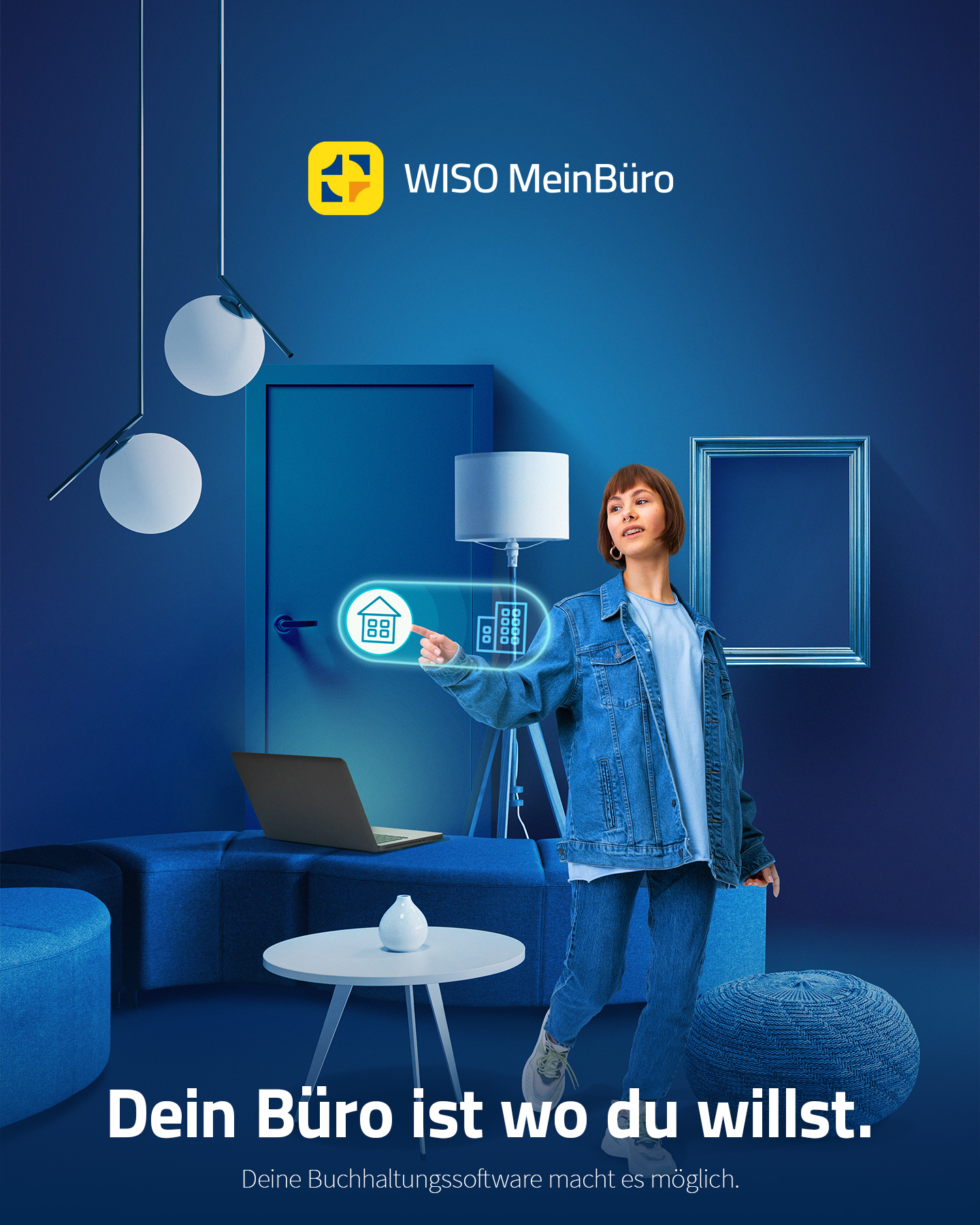 WISO MeinBüro Facebook ad: WISO MeinBüro für deine Buchhaltung