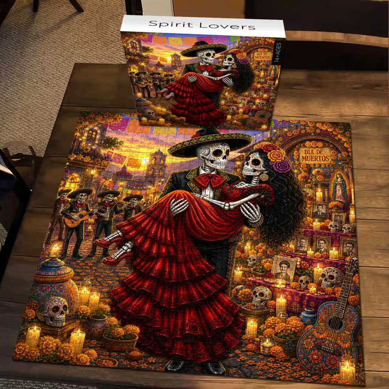 Fun-Puzzle Facebook ad: Spirit Lovers Jigsaw Puzzle 1000 Pieces