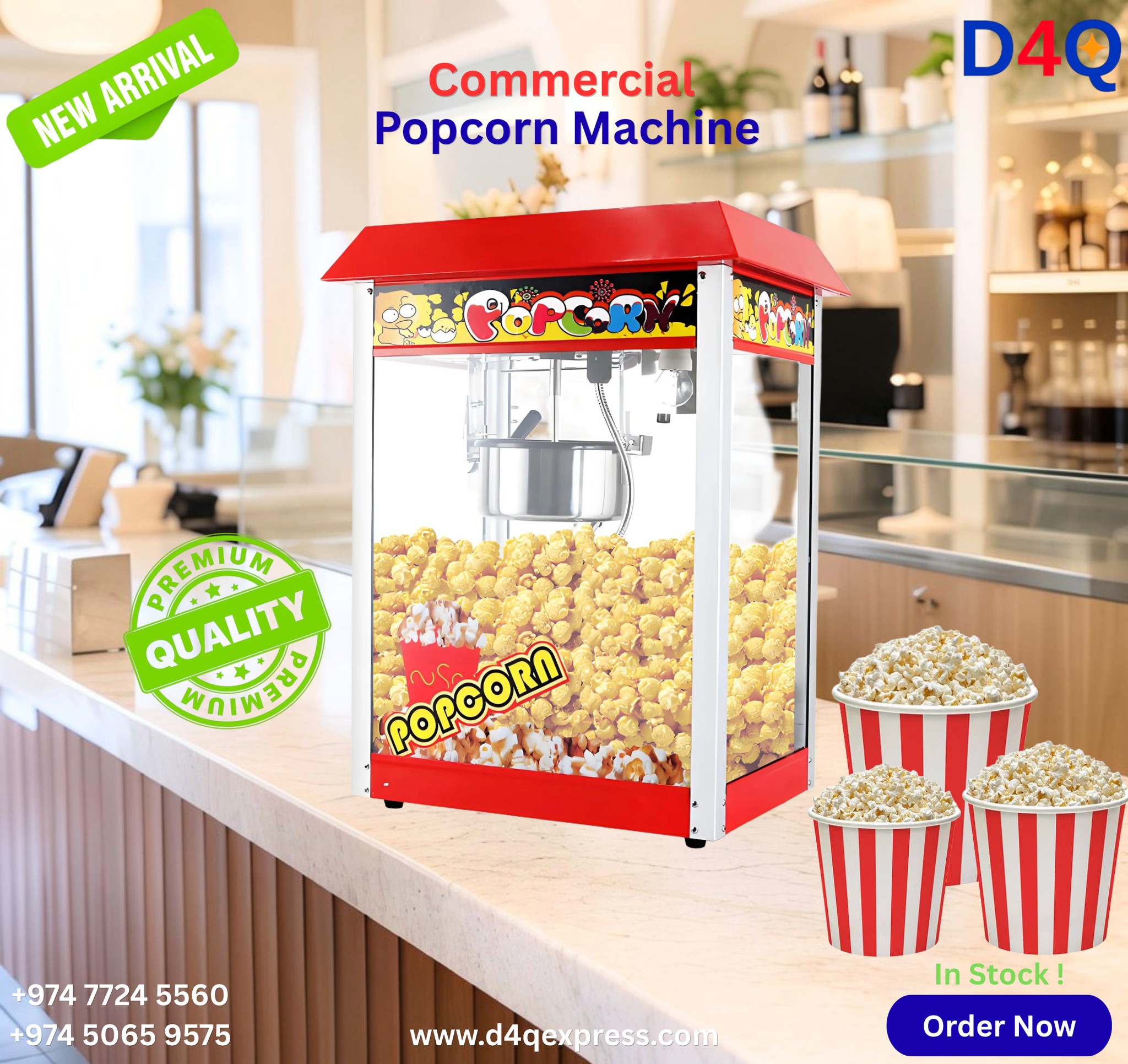 D4Q Express Qatar Facebook ad: Eid Mubarak from D4Q Express Qatar!