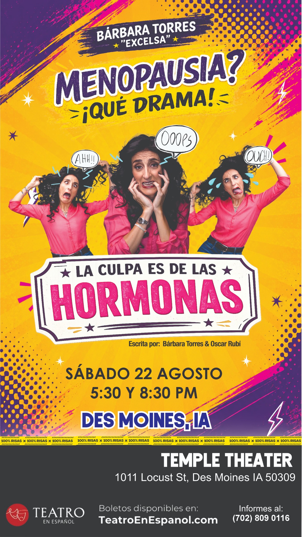 Teatro En Español Facebook ad from Aug 2, 2026