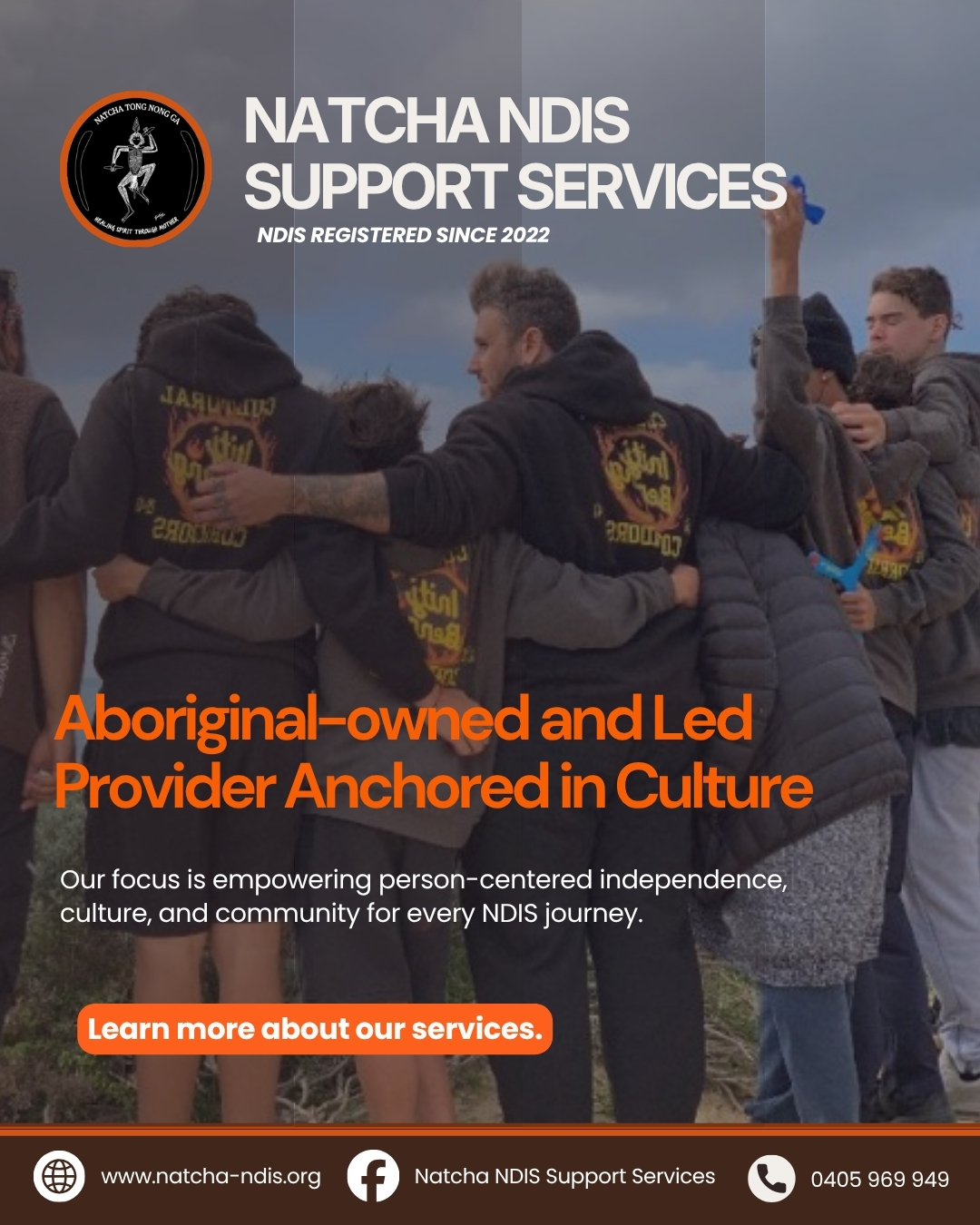 Natcha NDIS Support Services Facebook ad: Not Every Support Understands Our People.