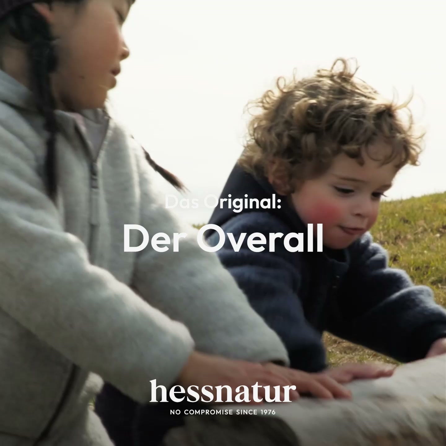 hessnatur Facebook ad: Neue Layering Looks für Kids