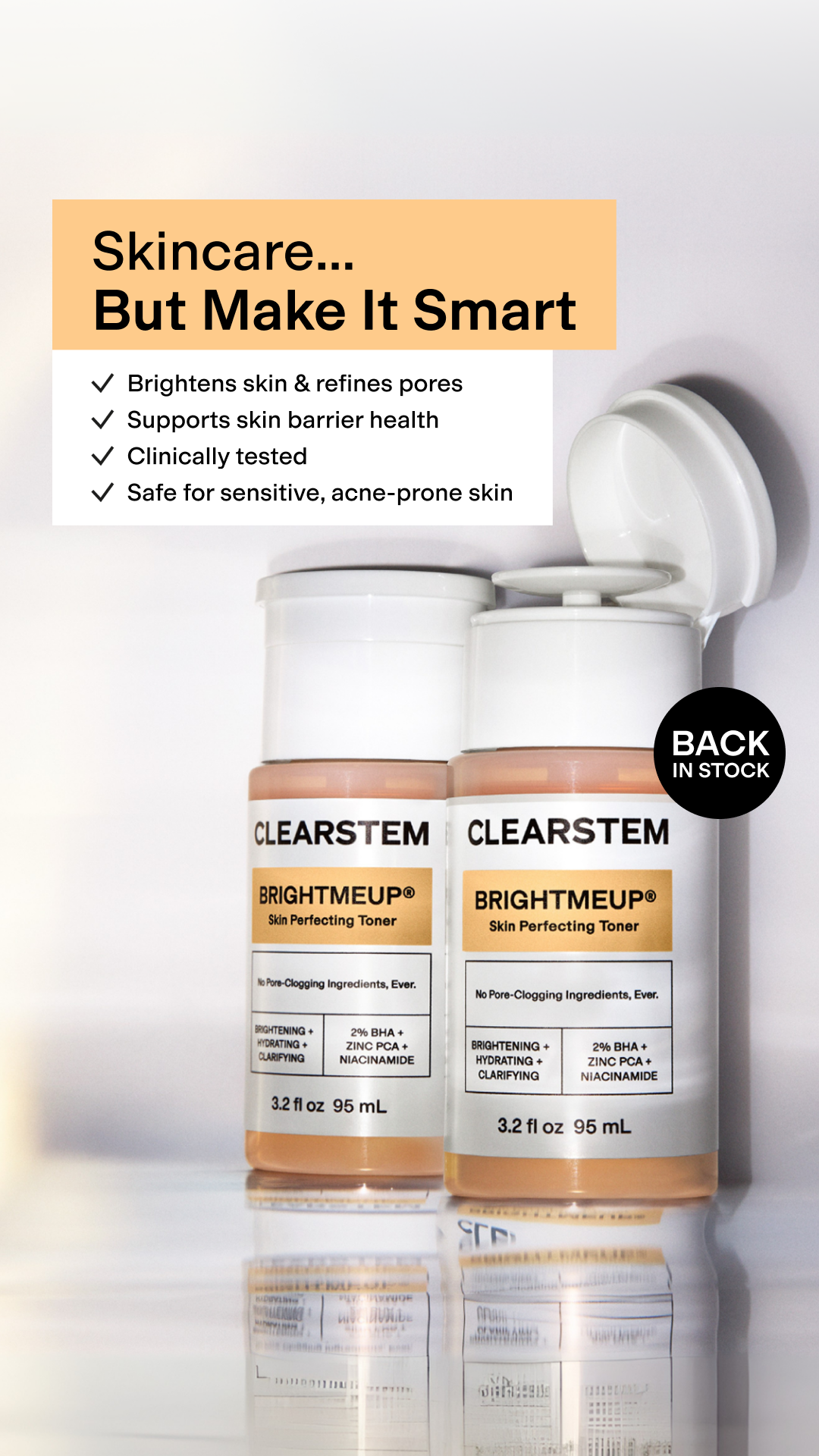 CLEARSTEM Skincare Facebook ad