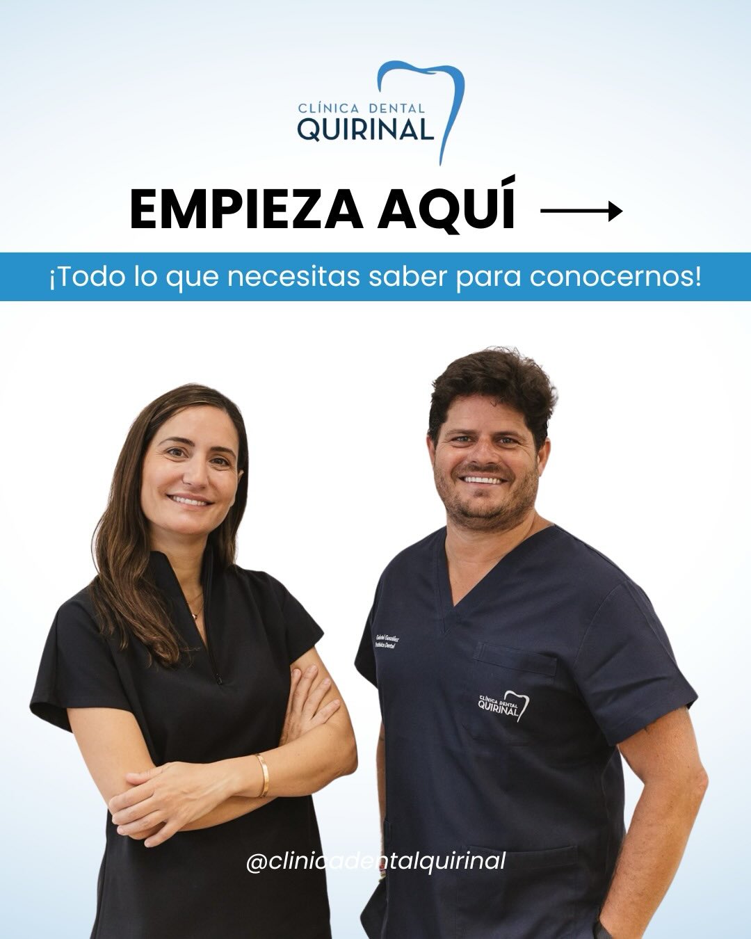 Clínica Dental Quirinal Facebook ad: ¿Todavía no nos conoces?