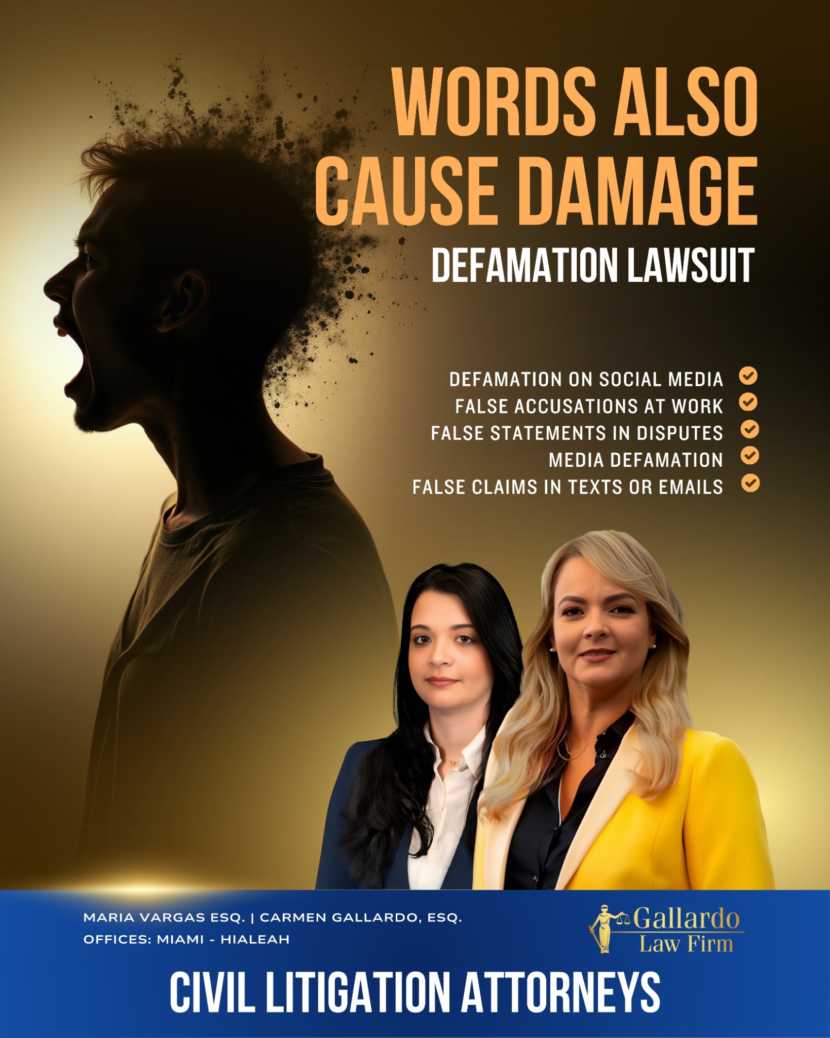 Gallardo Law Firm Facebook ad