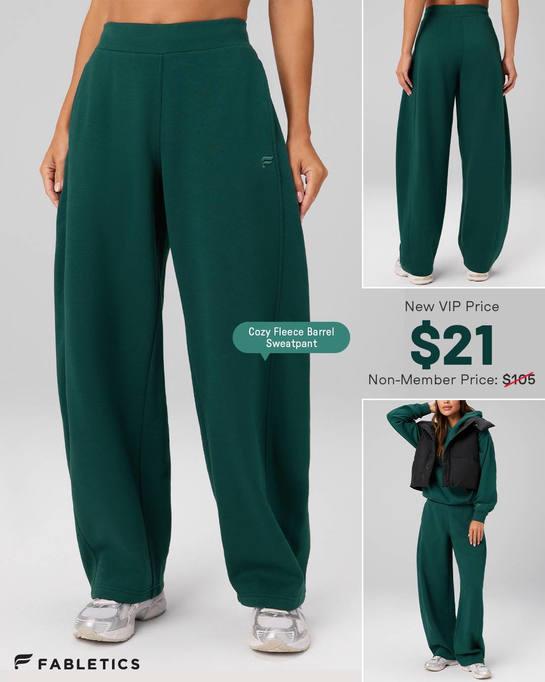 Fabletics Facebook ad: NEW DROPS