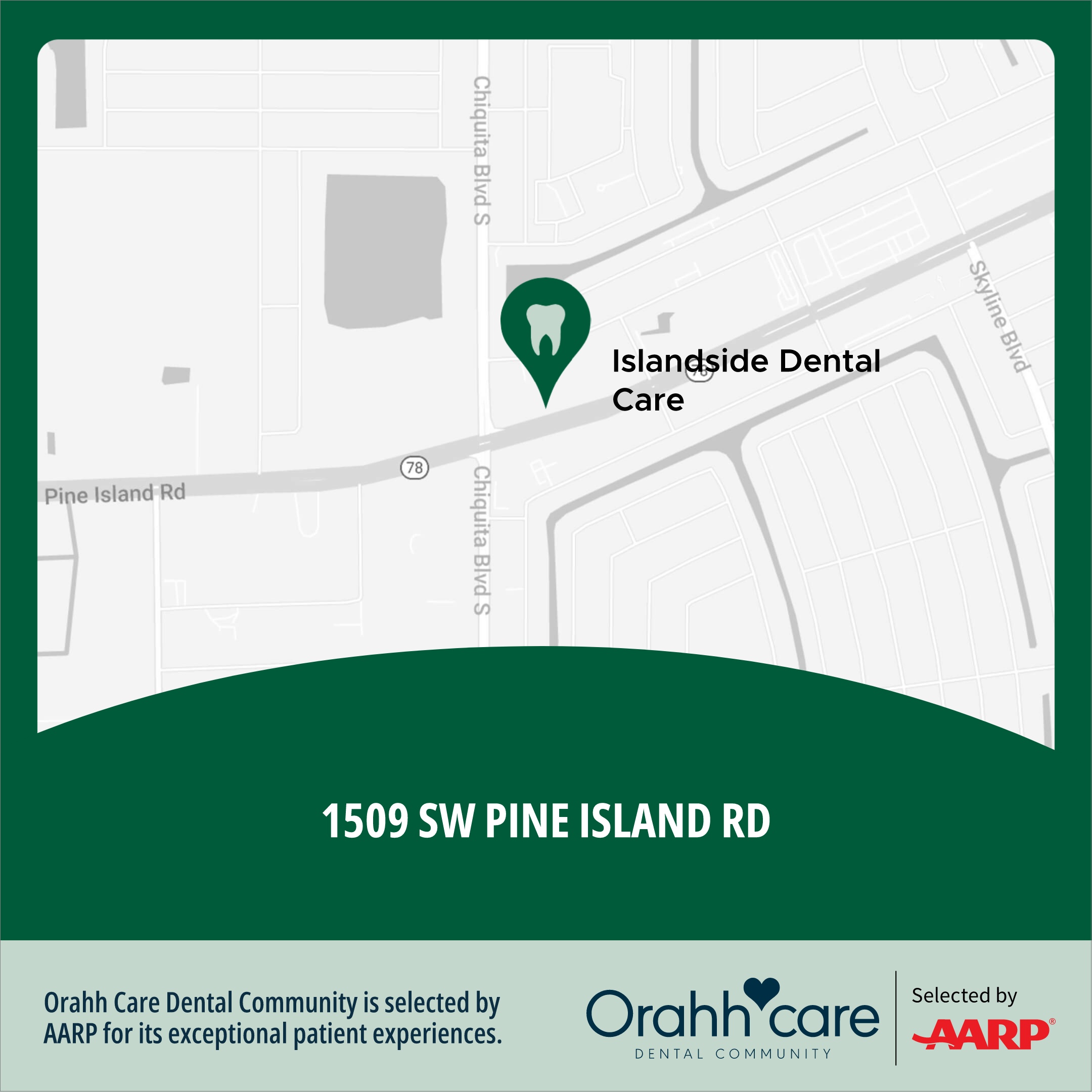 Islandside Dental Care Facebook ad: Schedule a Cleaning Today!
