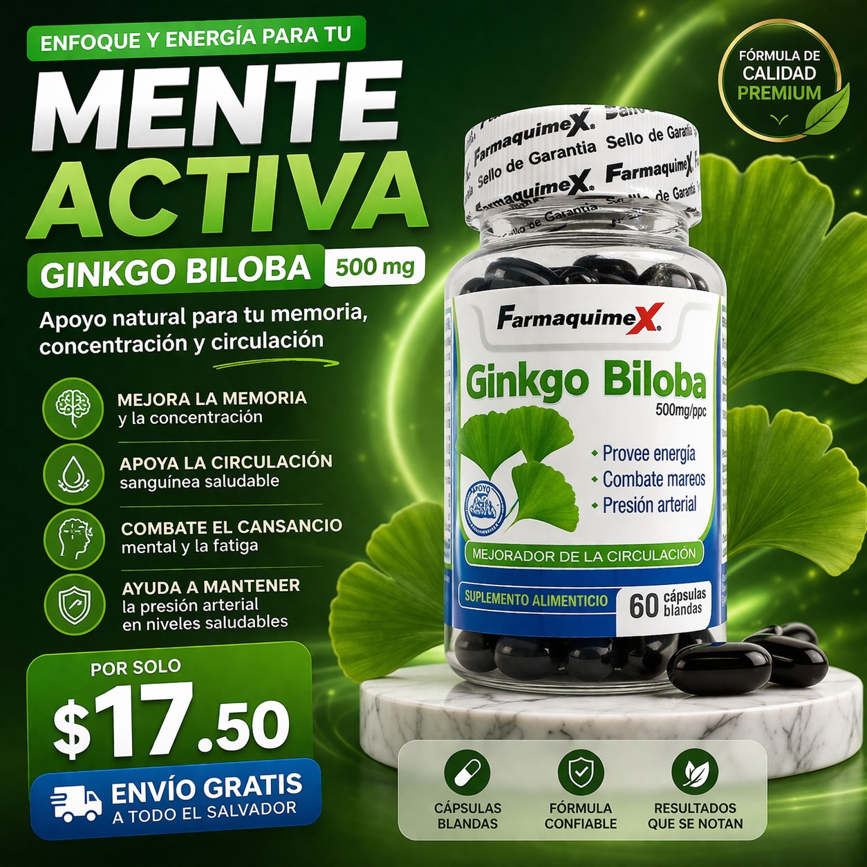 Vitalcaresv Facebook ad: ¿Te cuesta concentrarte o sentís la mente cansado?