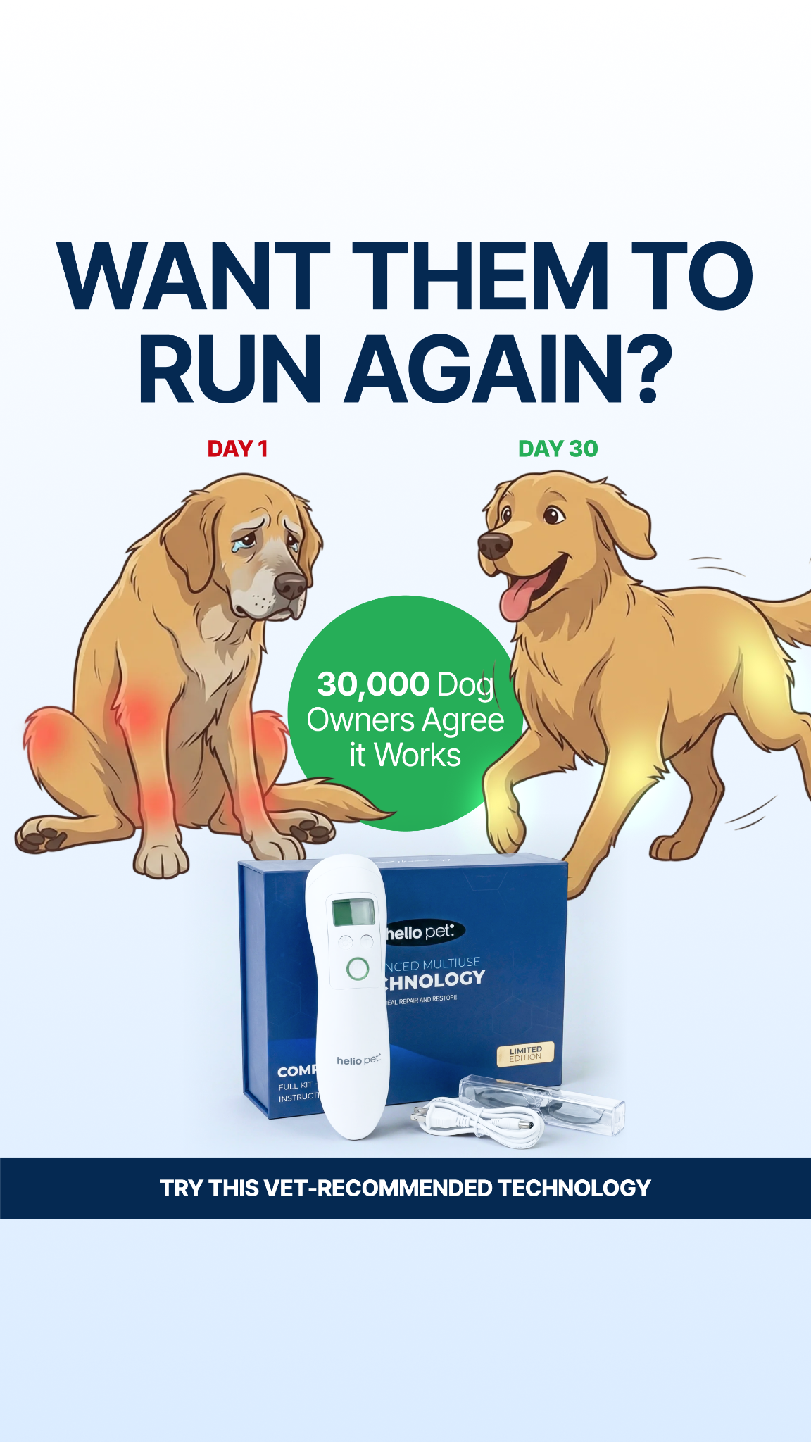 Helio Pet Facebook ad