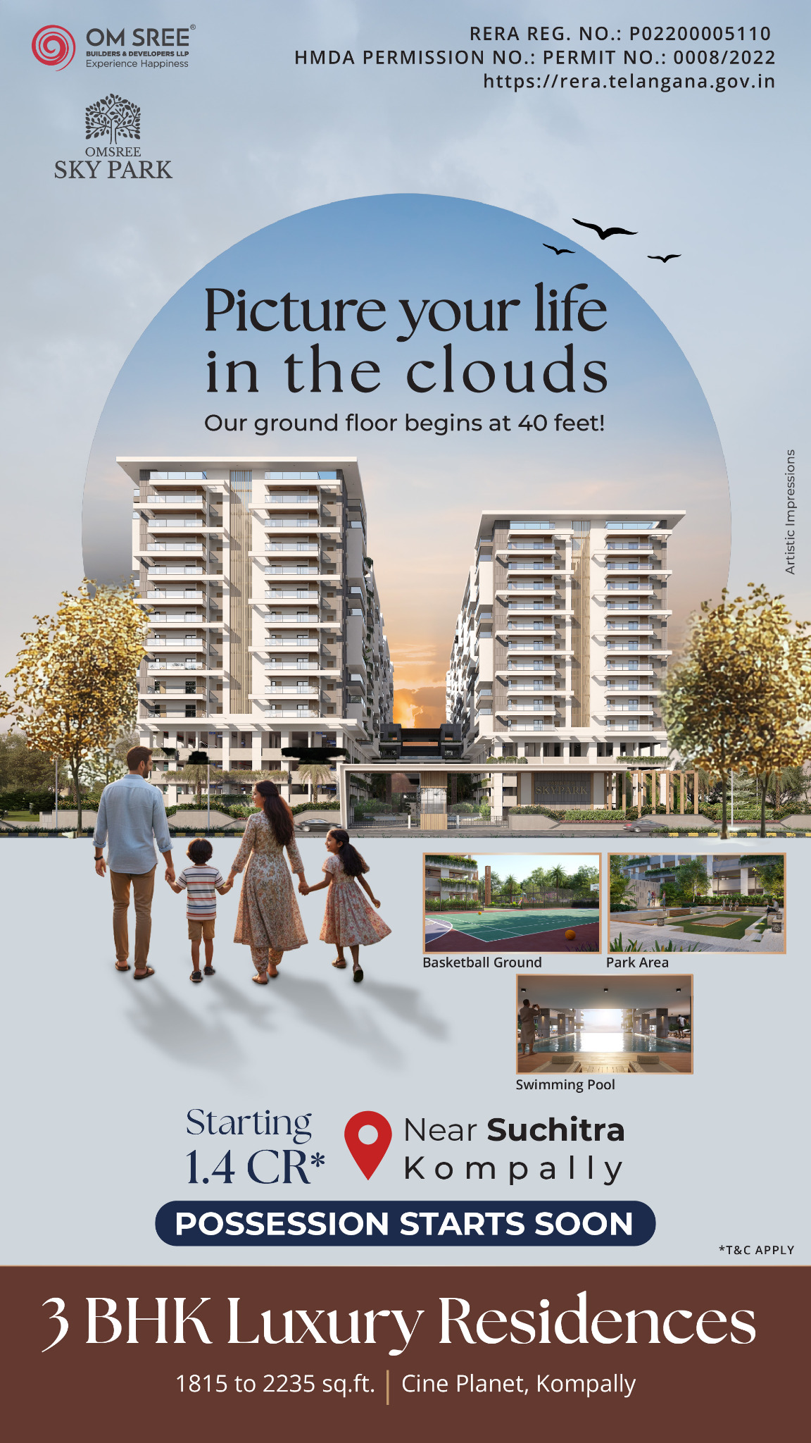 Om Sree Builders & Developers Facebook ad