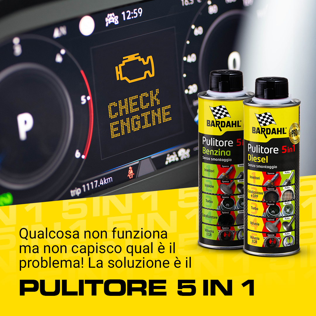 Bardahl Italia Facebook ad: PULITORE 5 IN 1 - Additivi Carburante - Bardahl Italia