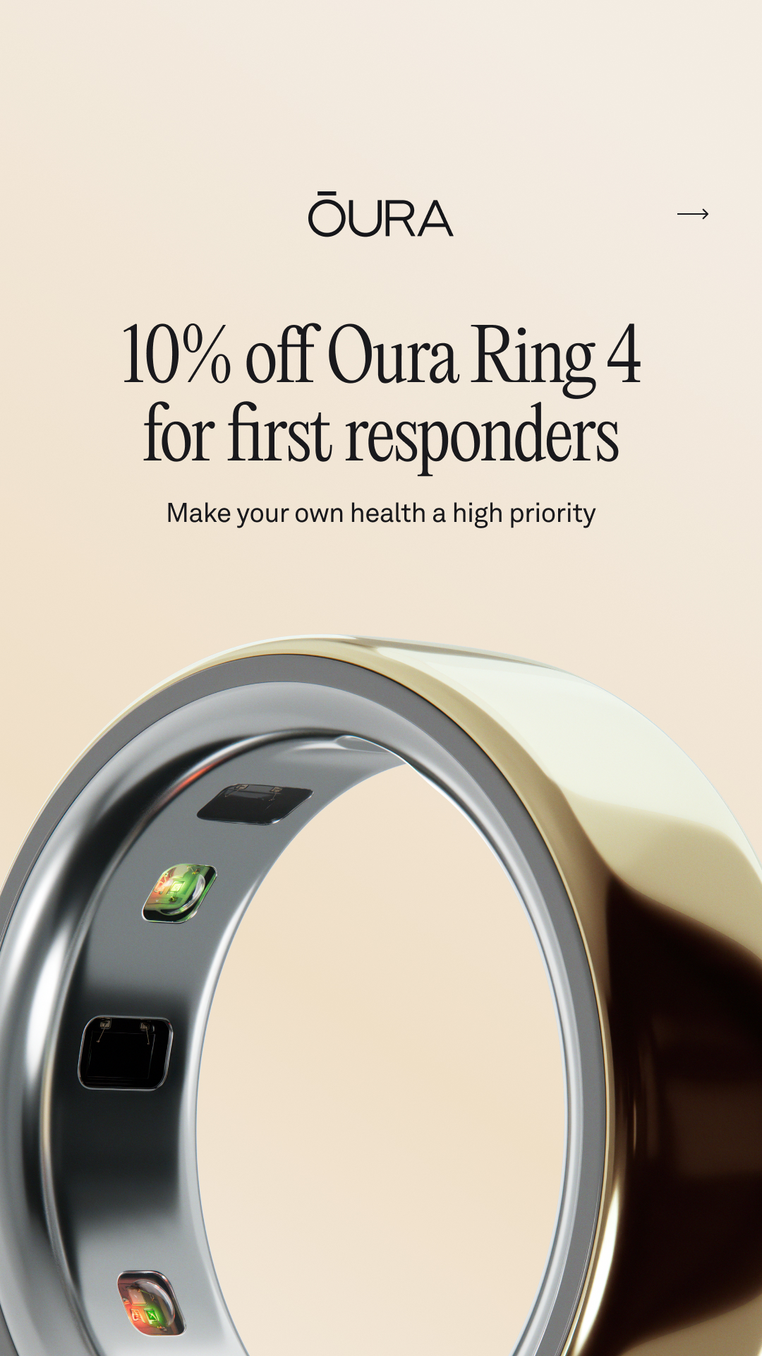 ŌURA Facebook ad