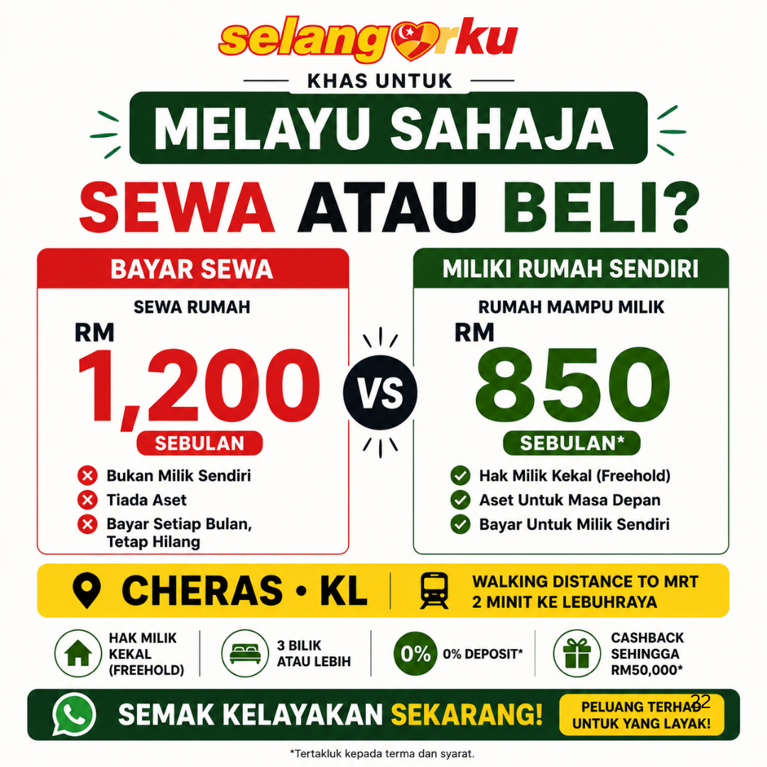 Best Rumah Impian Facebook ad: Gaji RM2800 boleh apply