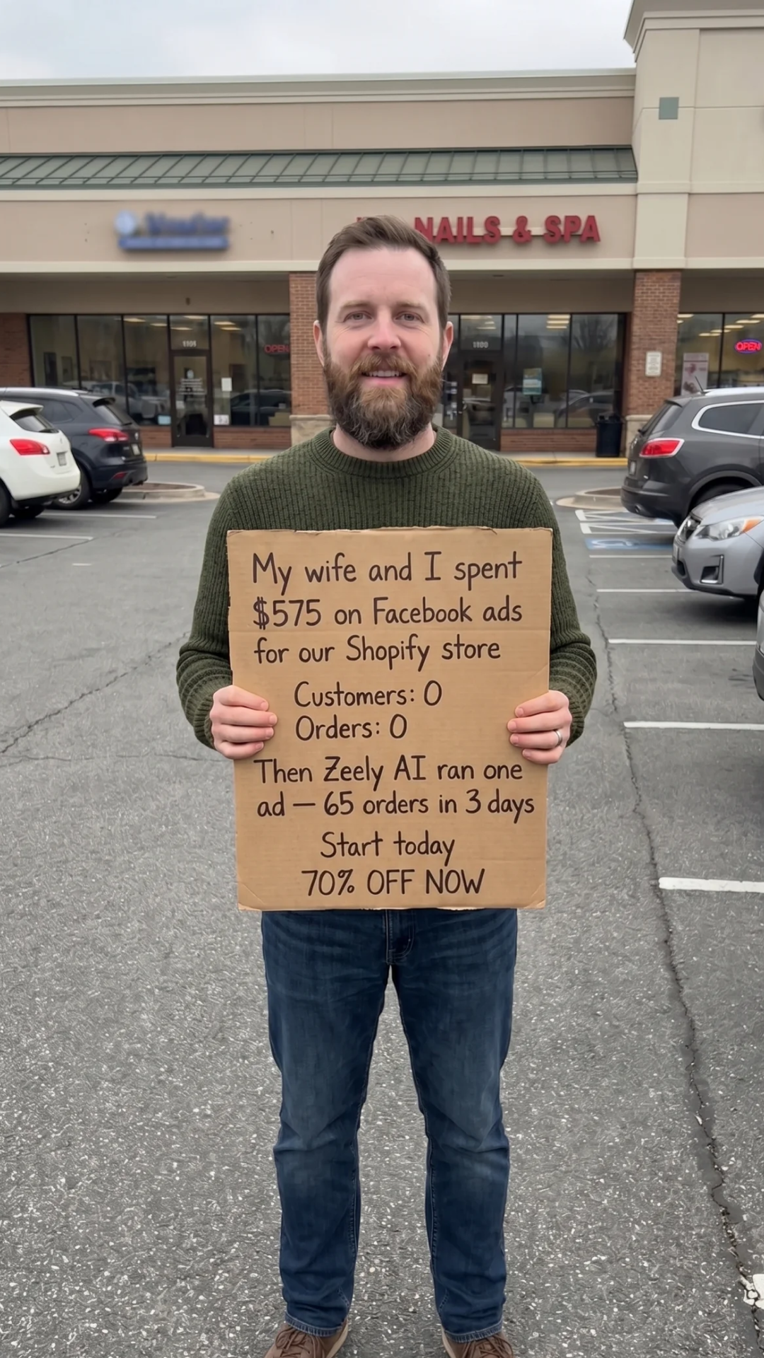 Zeely Facebook ad
