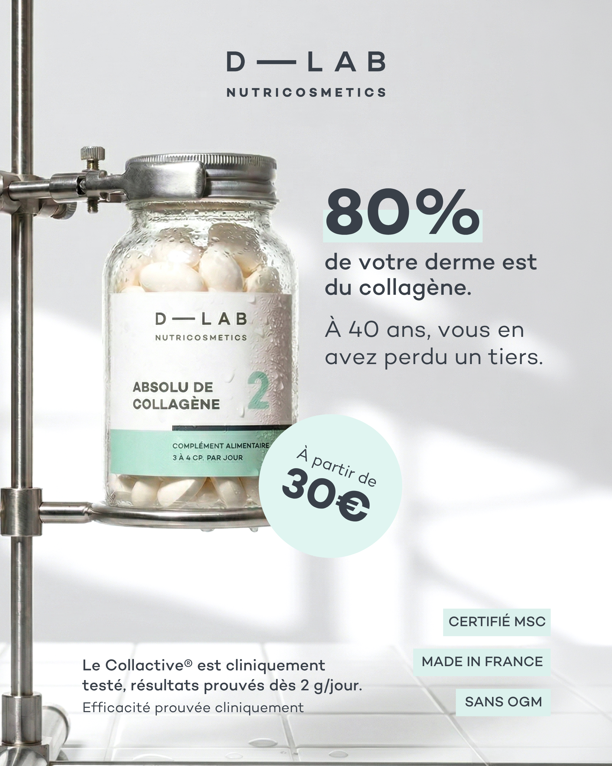 D-LAB NUTRICOSMETICS Facebook ad