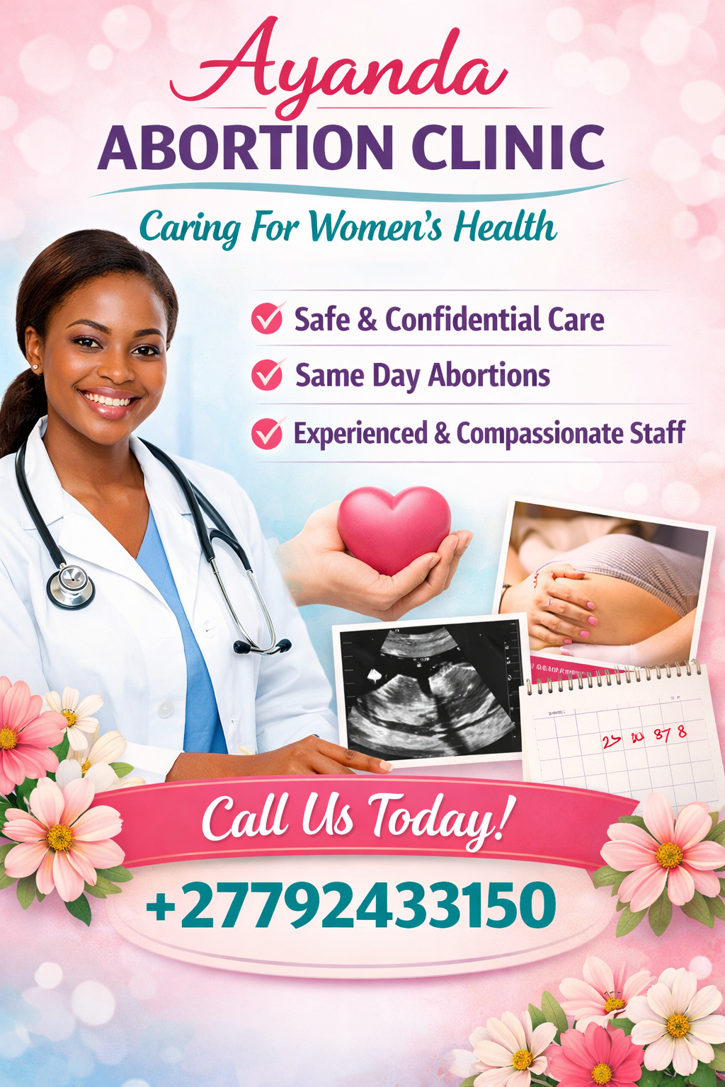 Ayanda Abortion Clinic Facebook ad: Ayanda Abortion Clinic | Safe & Confidential Abortion Care
