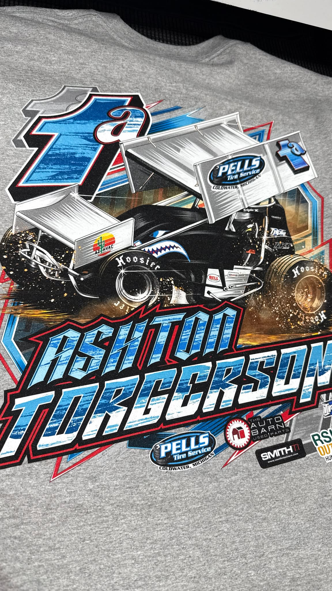 BlackAcid Custom Racing Apparel Facebook ad: Merch Your Fans Actually Want to Wear