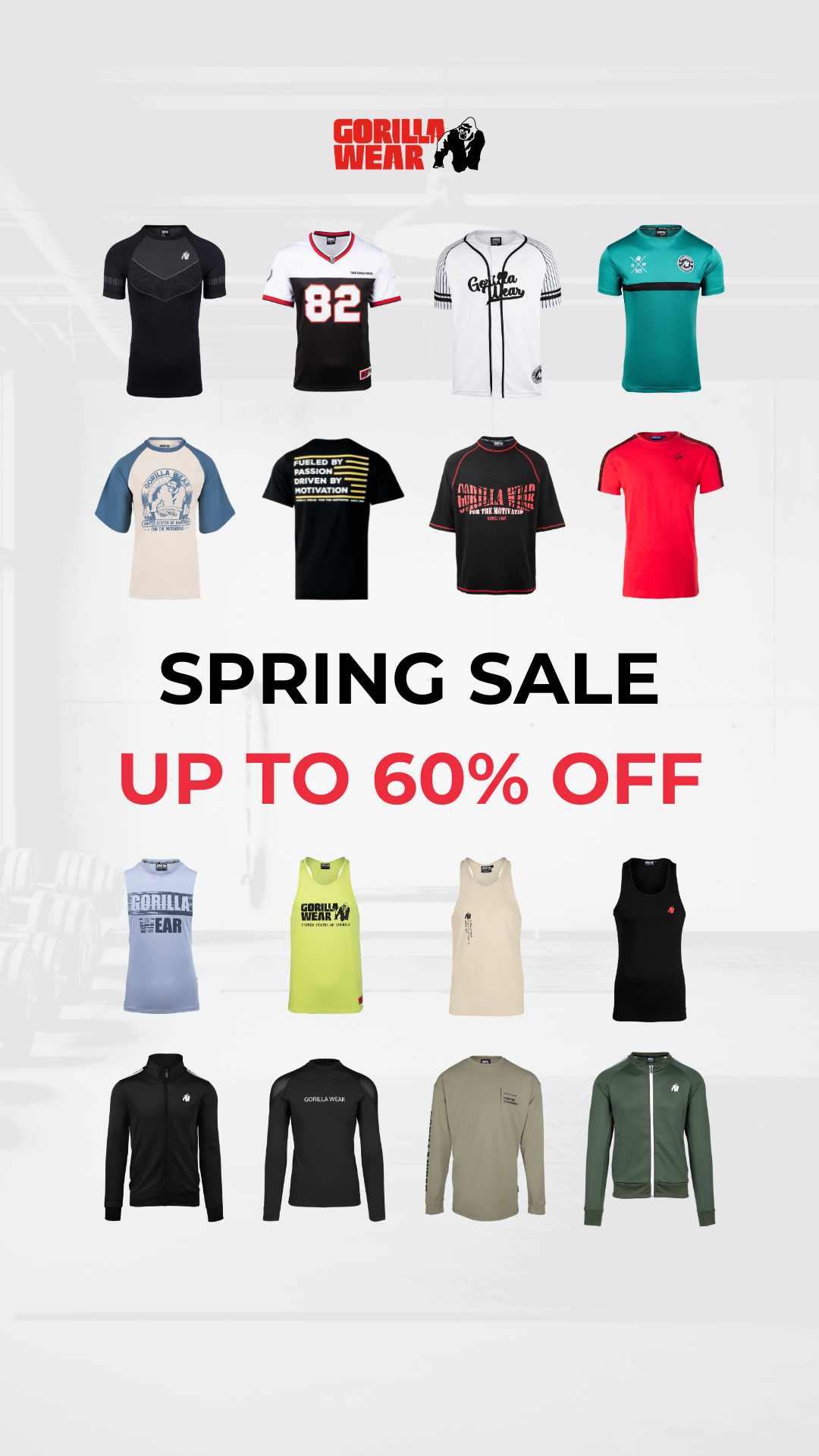 Gorilla Wear Facebook ad
