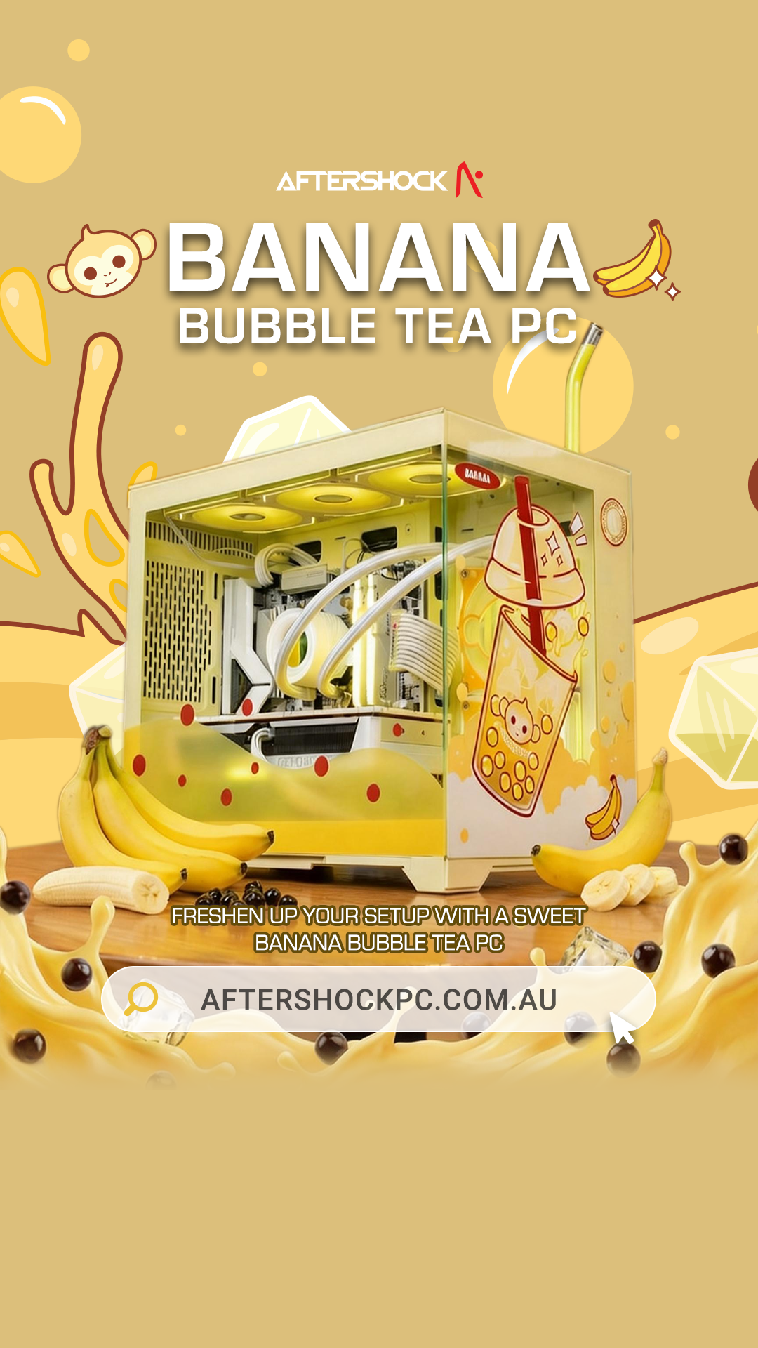 AFTERSHOCK PC Australia Facebook ad
