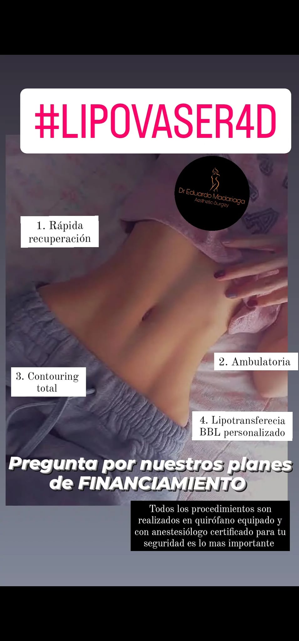 Dr Eduardo Madariaga Cirugia Estetica Facebook ad: Resultados increíbles con Vaser4D y la máxima seguridad…