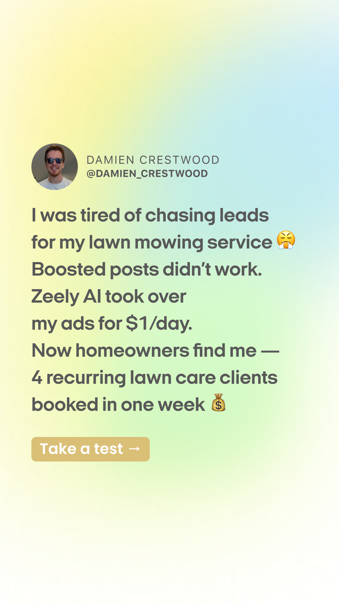 Zeely Facebook ad