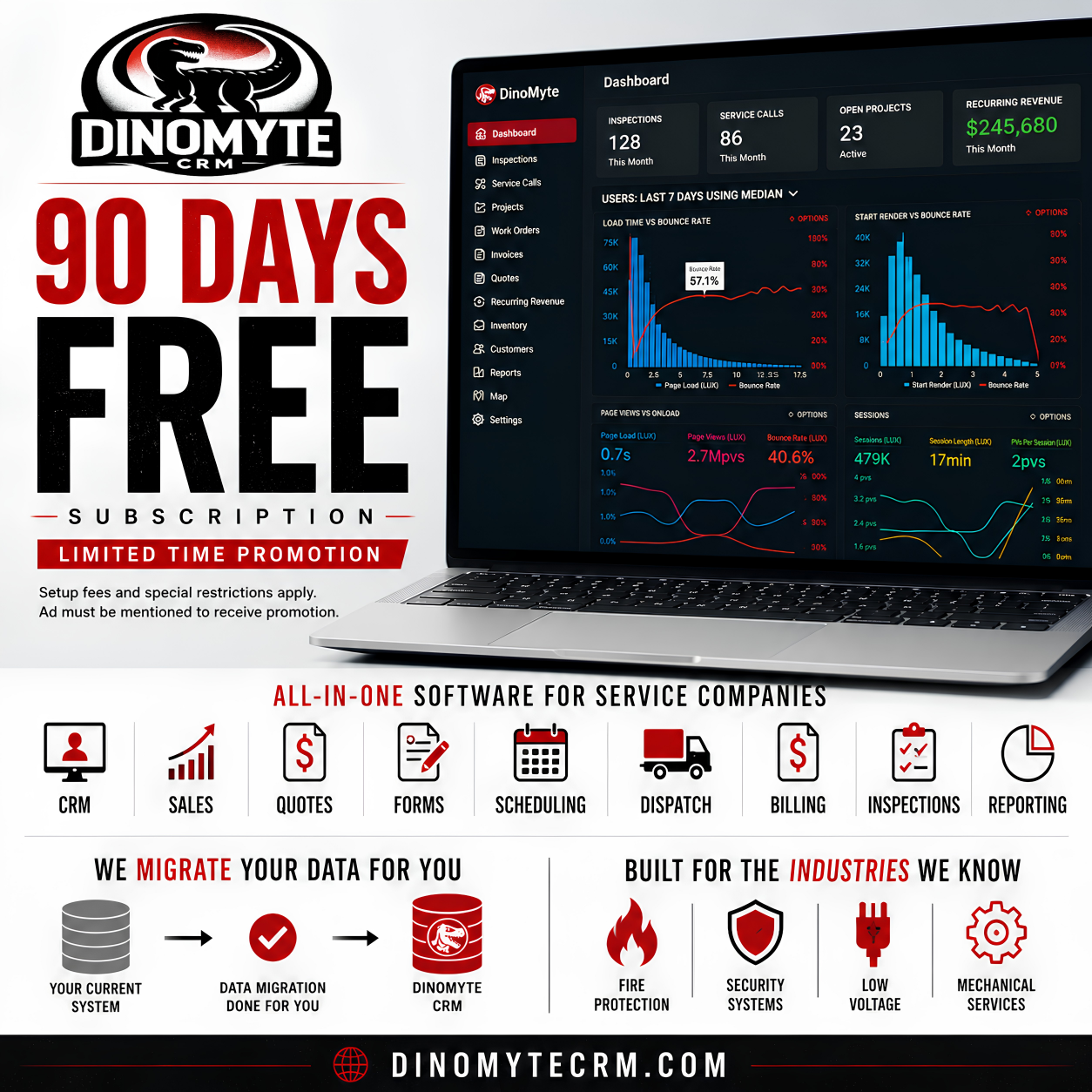 DinoMyte Software Services Facebook ad