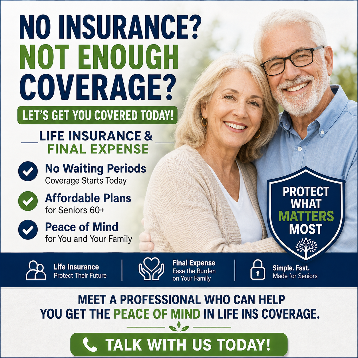 Trusted Final Expenses Facebook ad: Affordable Final Expense Coverage Options
