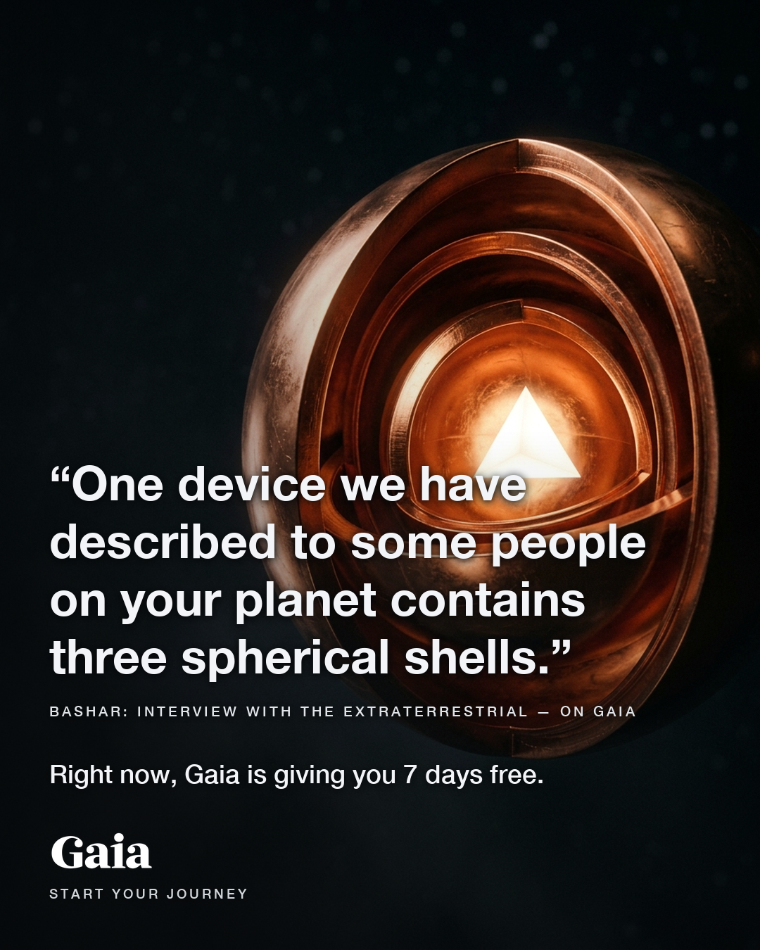 Gaia Facebook ad
