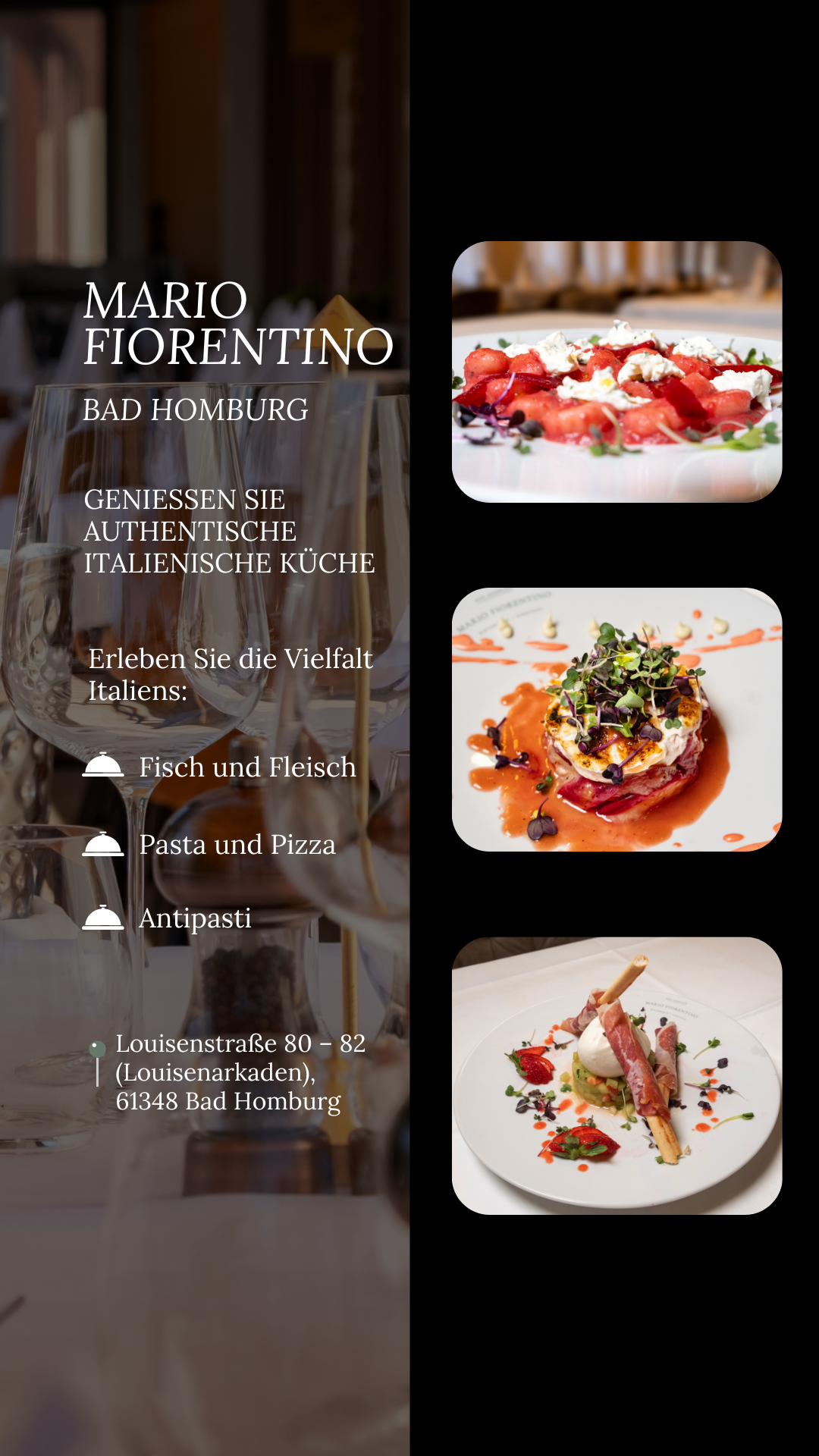 Mario Fiorentino Ristorante Vinoteca Bad Homburg Facebook ad from Dec 1, 2025