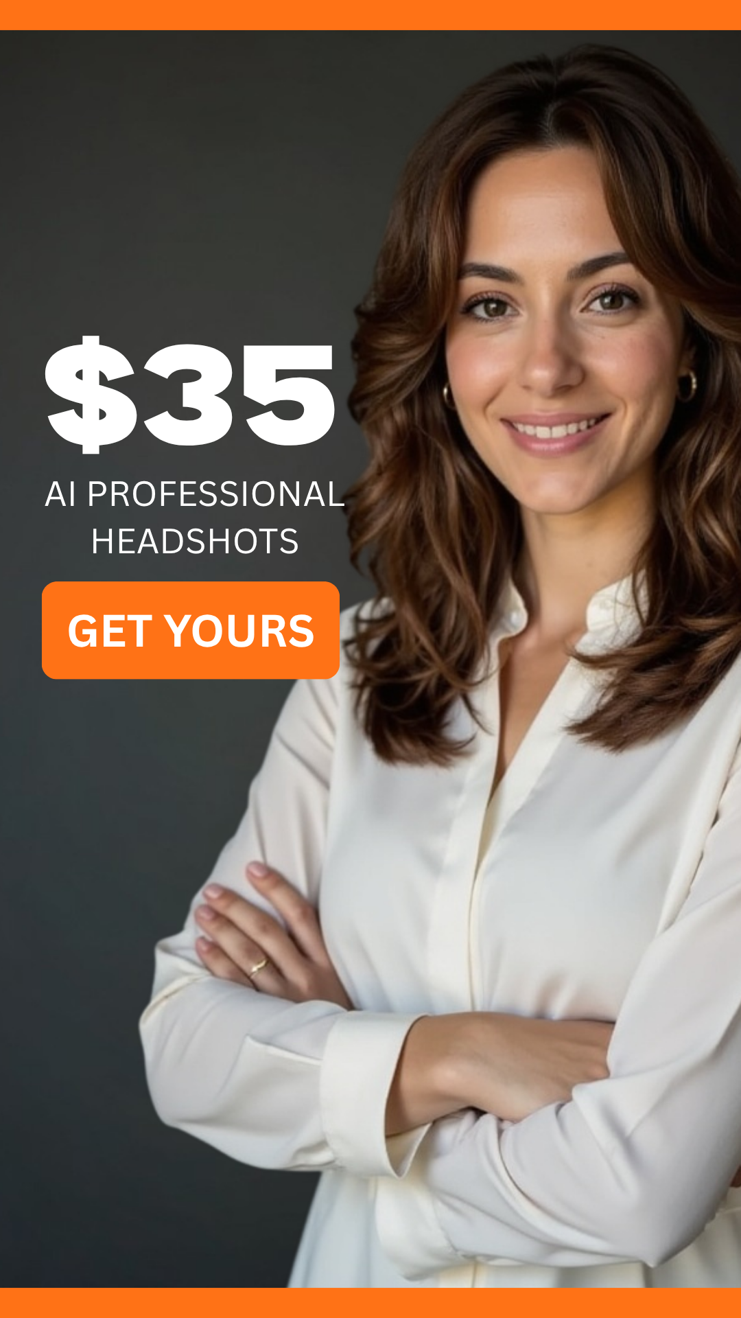 Aragon.ai Facebook ad: The Most Realistic AI Headshots