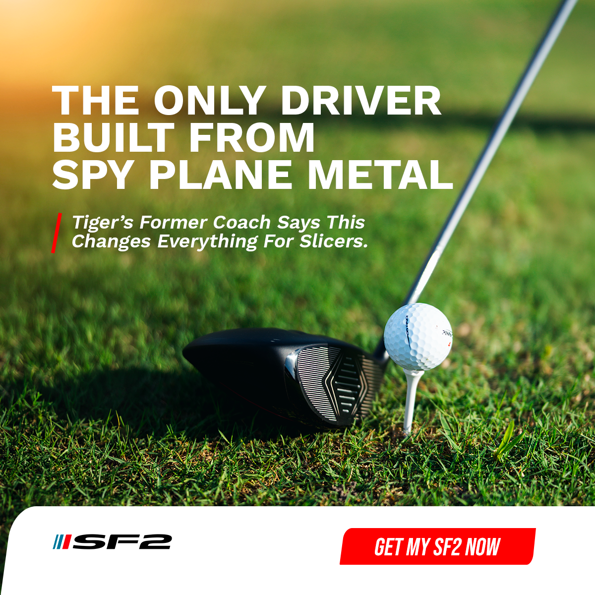 Performance Golf Facebook ad