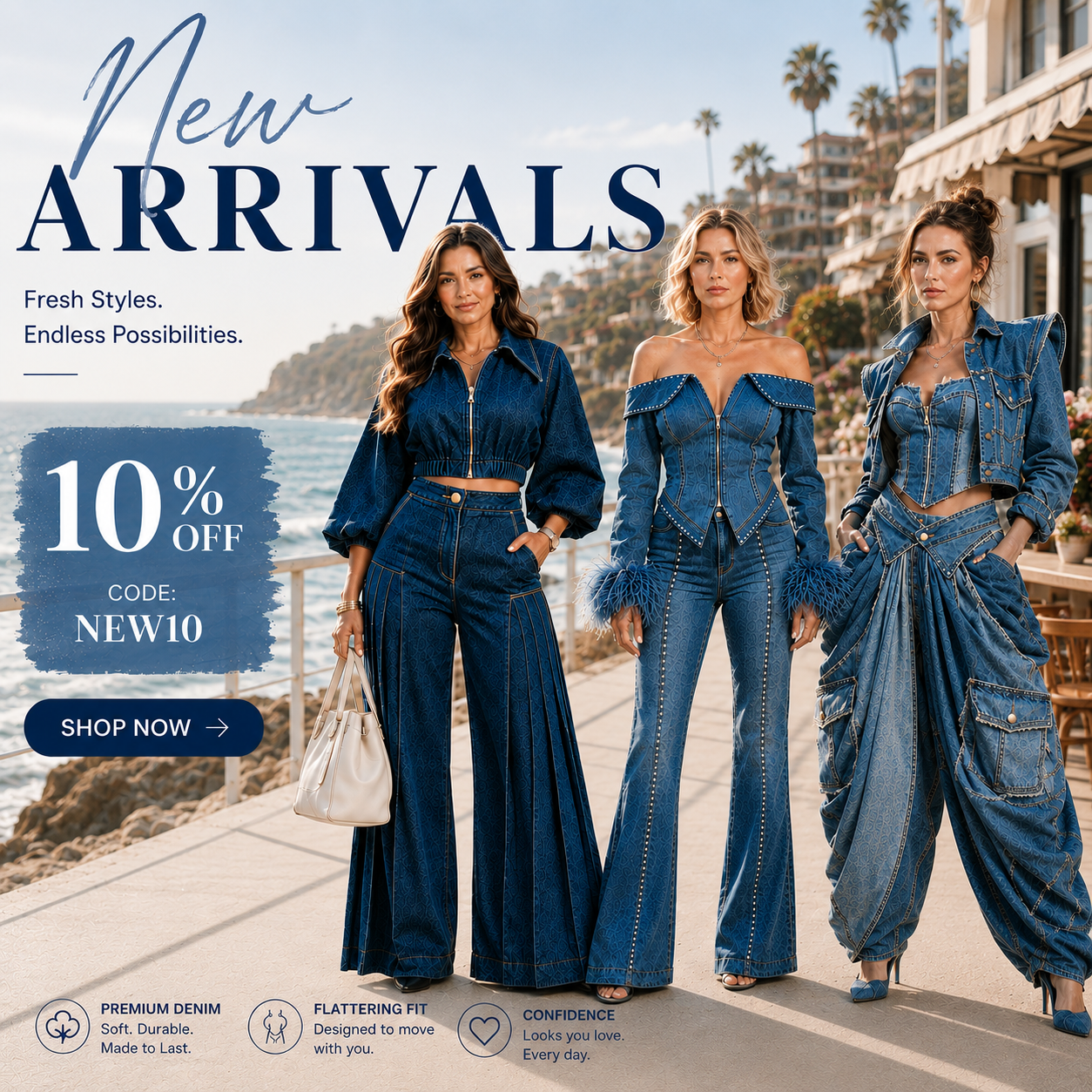 Denimstyles Offical Facebook ad: Free Shipping Over $139