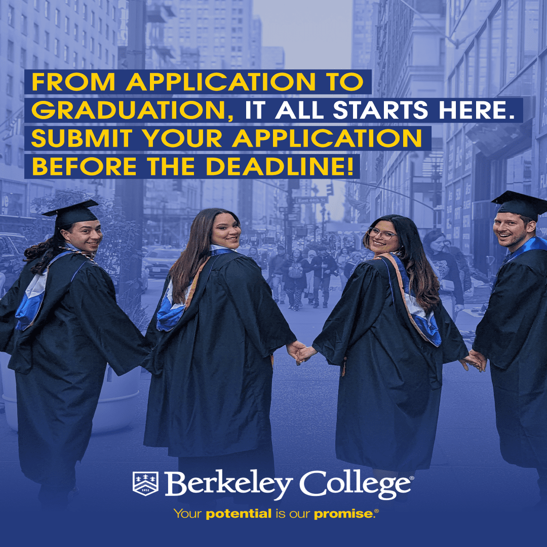 Berkeley College Facebook ad from Oct 8, 2025