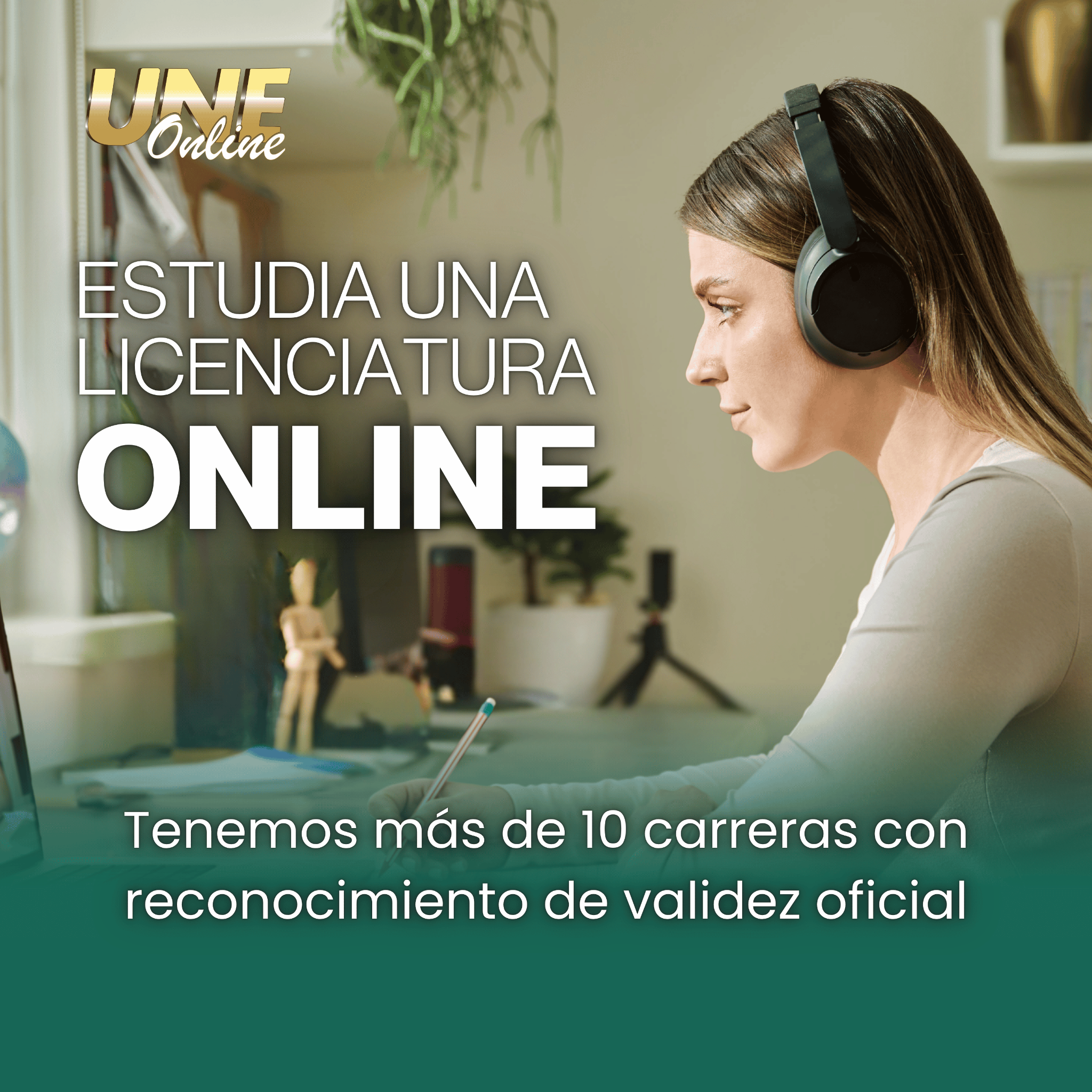 Universidad de Ecatepec UNE Facebook ad: Hoy estudiar una licenciatura ya no depende de…