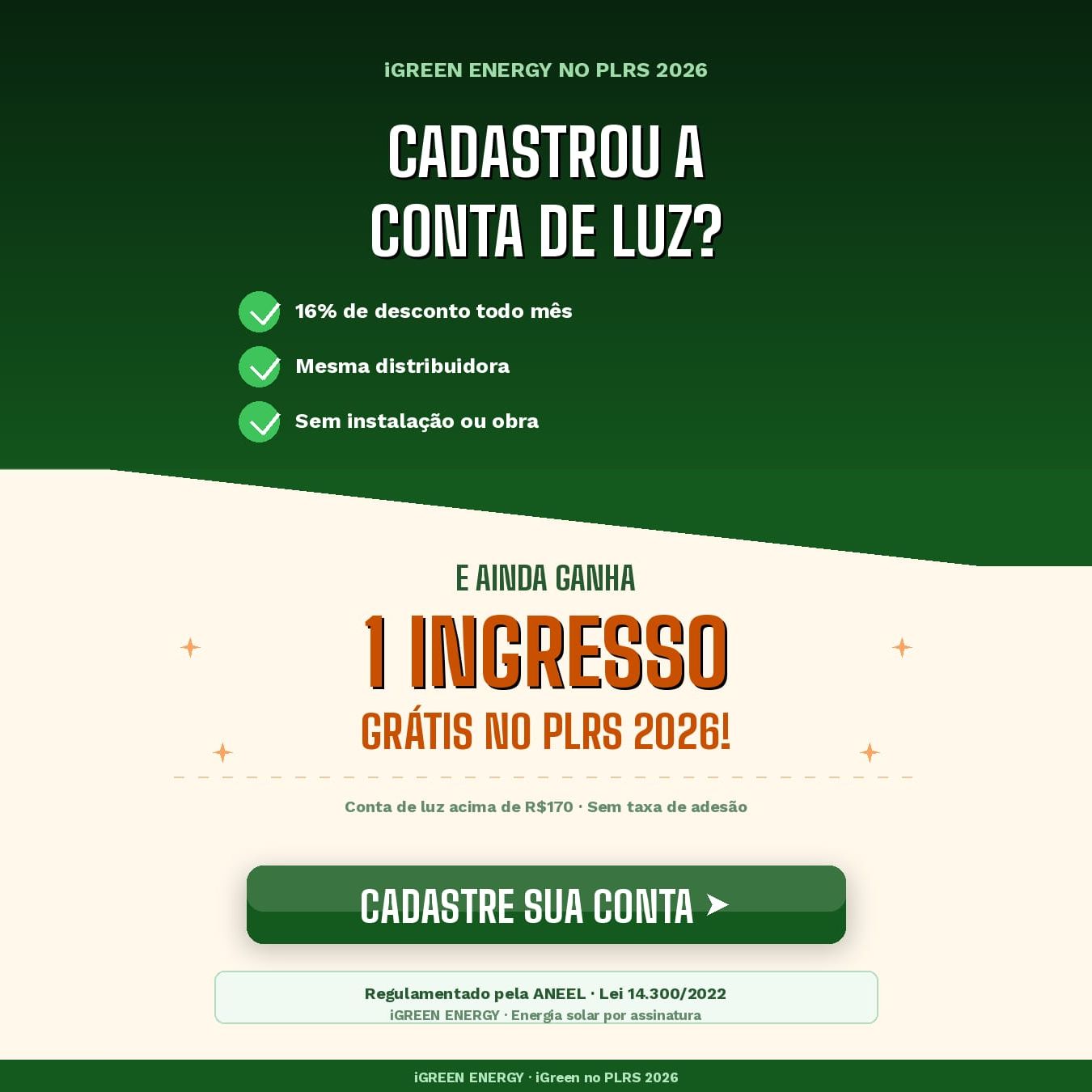 Igreen Energy Brasil Facebook ad