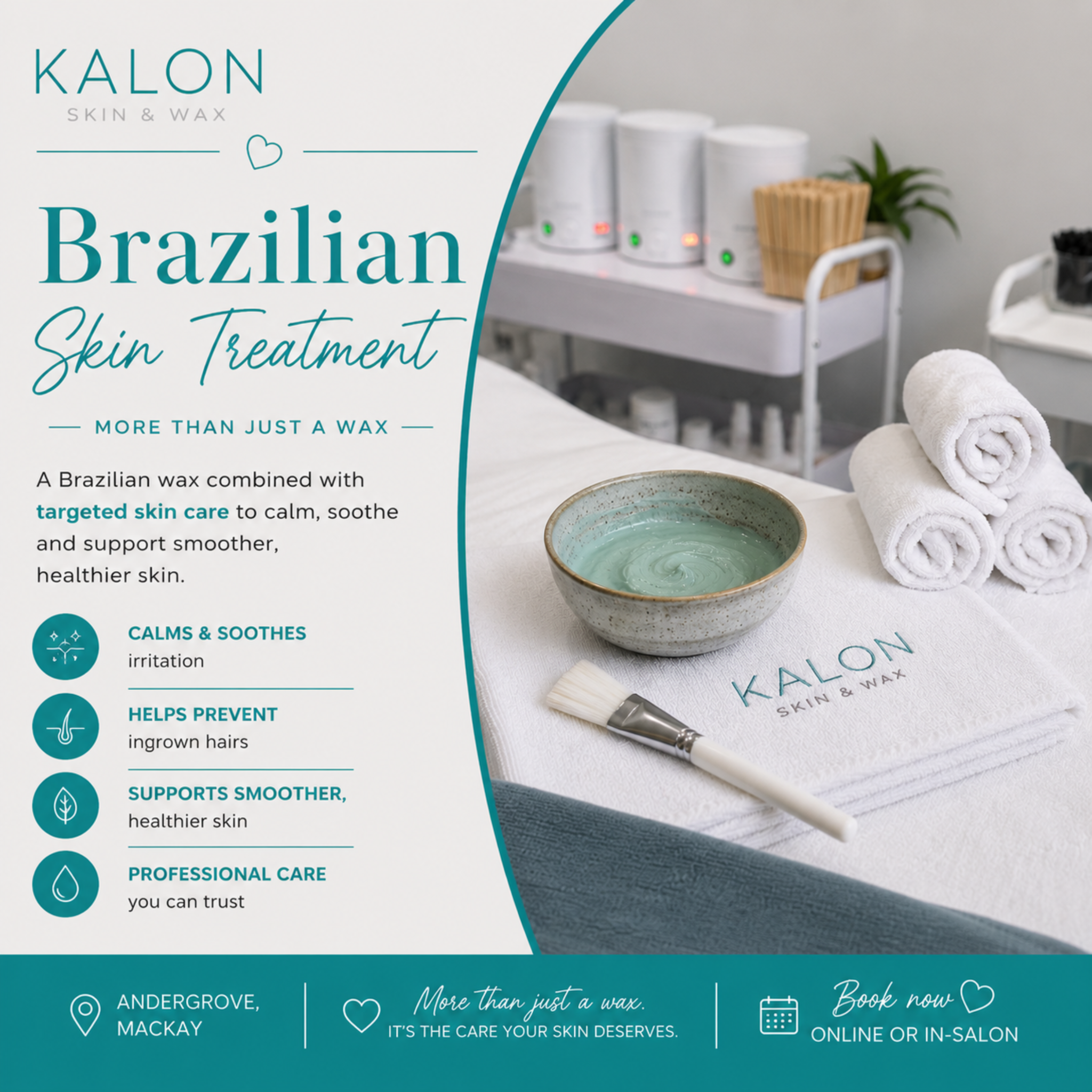 Kalon Skin and Wax - Mackay Facebook ad from May 6, 2026
