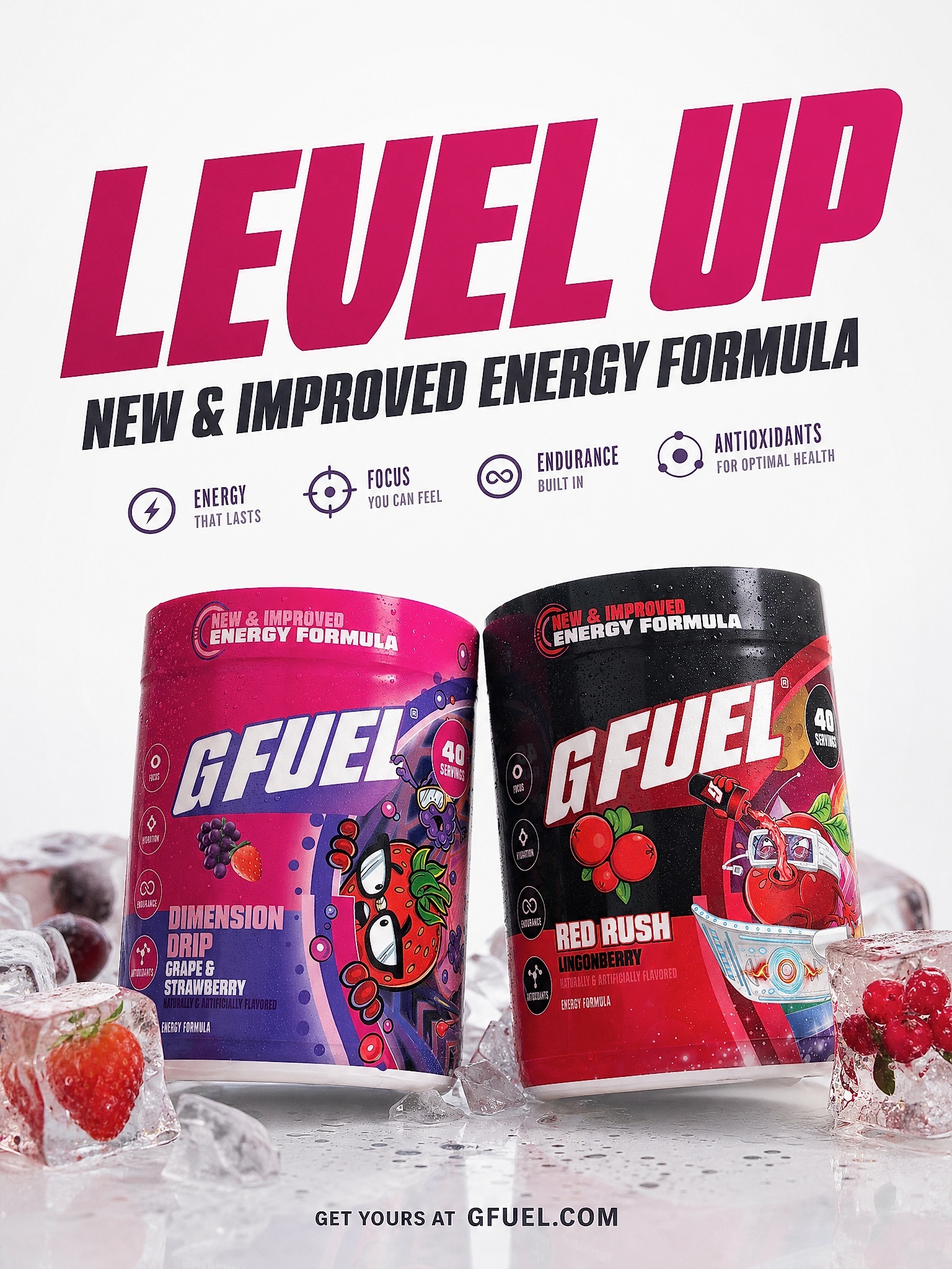 G FUEL Facebook ad