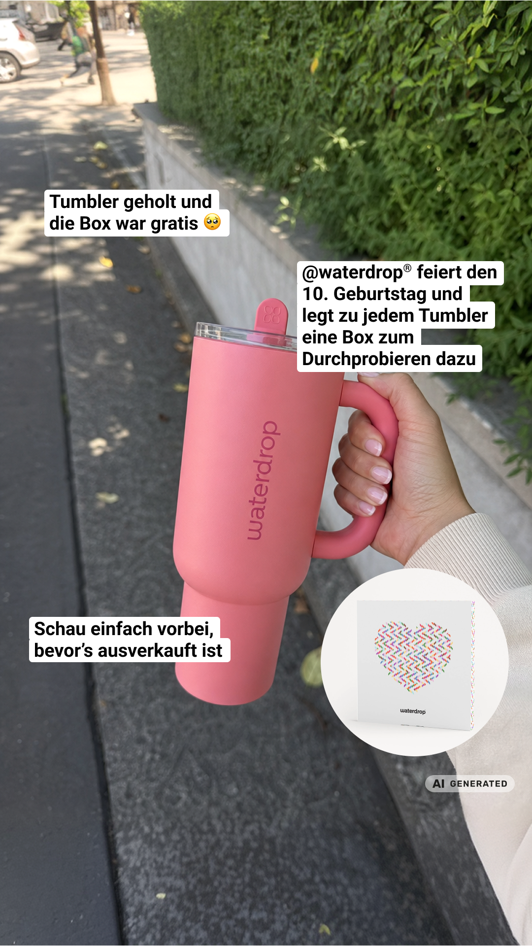 waterdrop Facebook ad