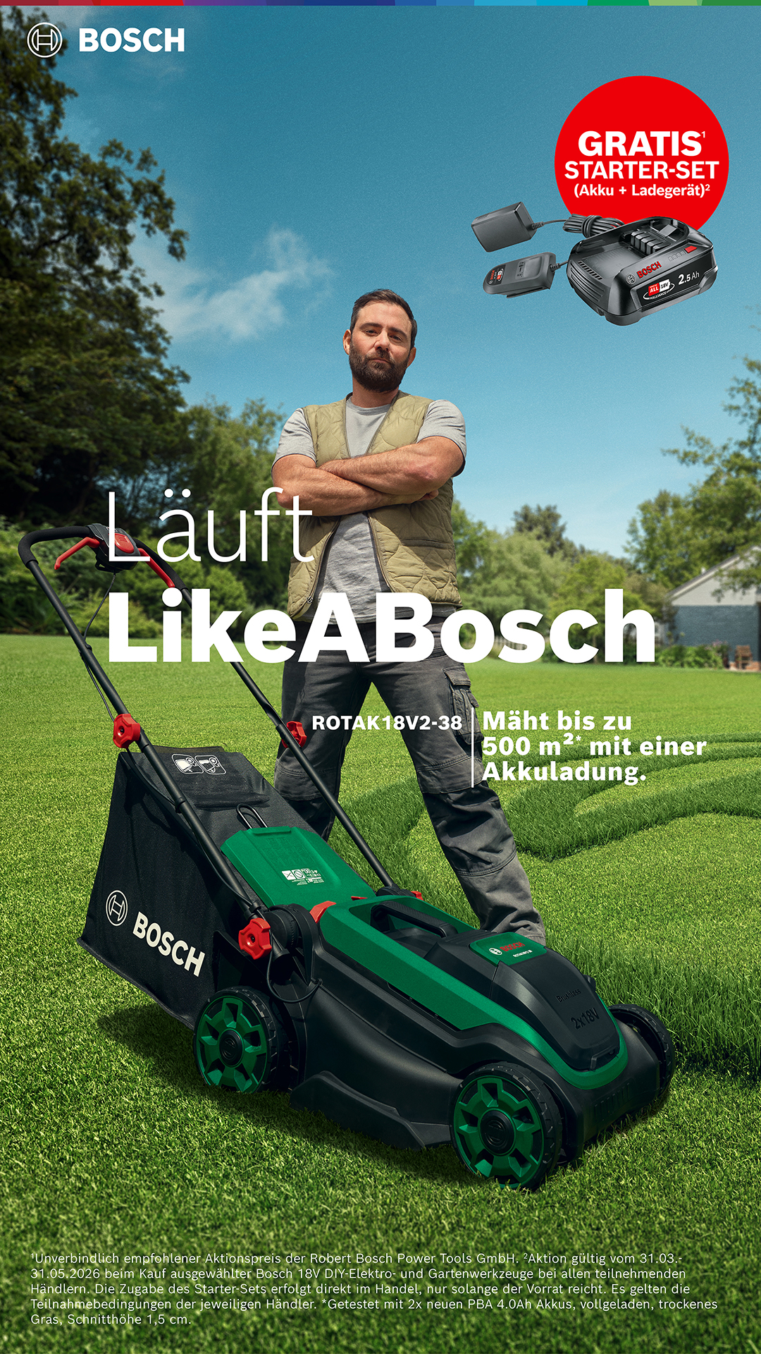 Bosch DIY and Garden Facebook ad from May 6, 2026