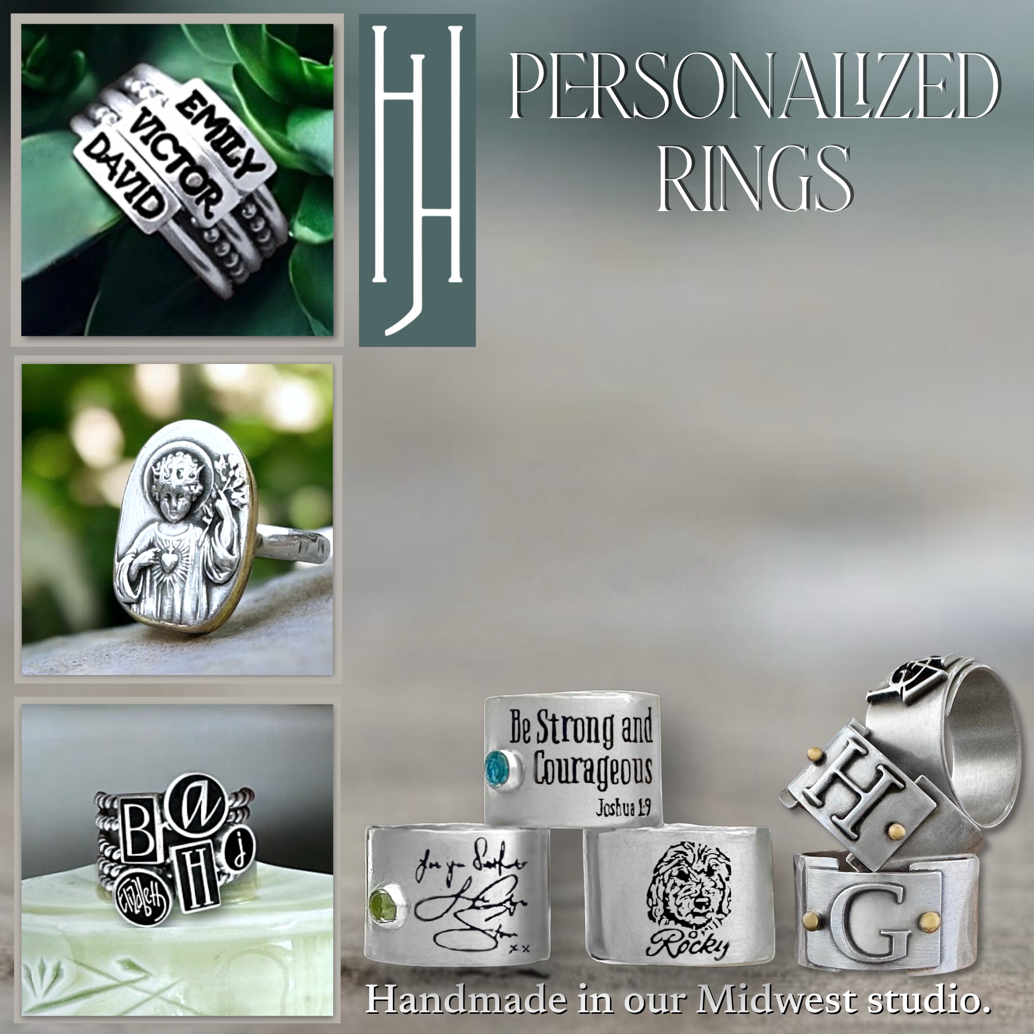 HeidiJHale Facebook ad: HeidiJHale offers custom handmade jewelry and gifts for…