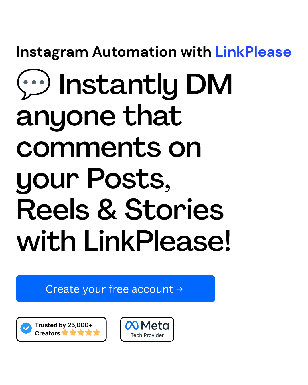 Link Please Facebook ad