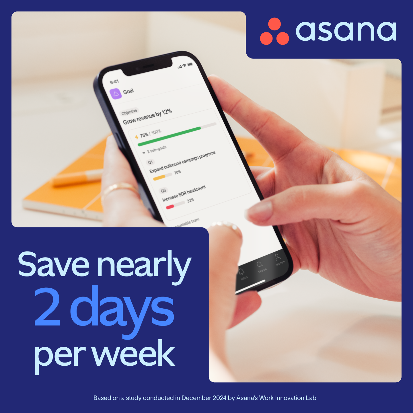 Asana Facebook ad
