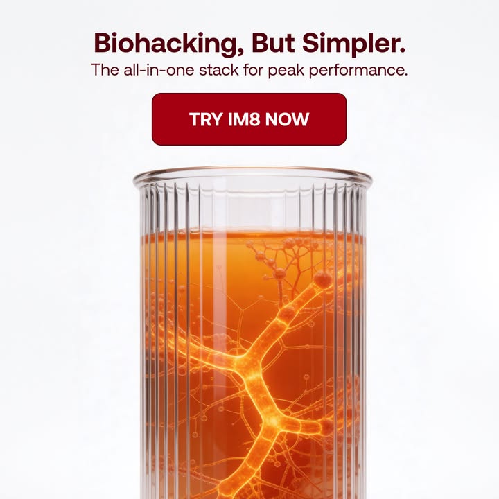 IM8 Global Facebook ad: Longevity Starts at the Cellular Level