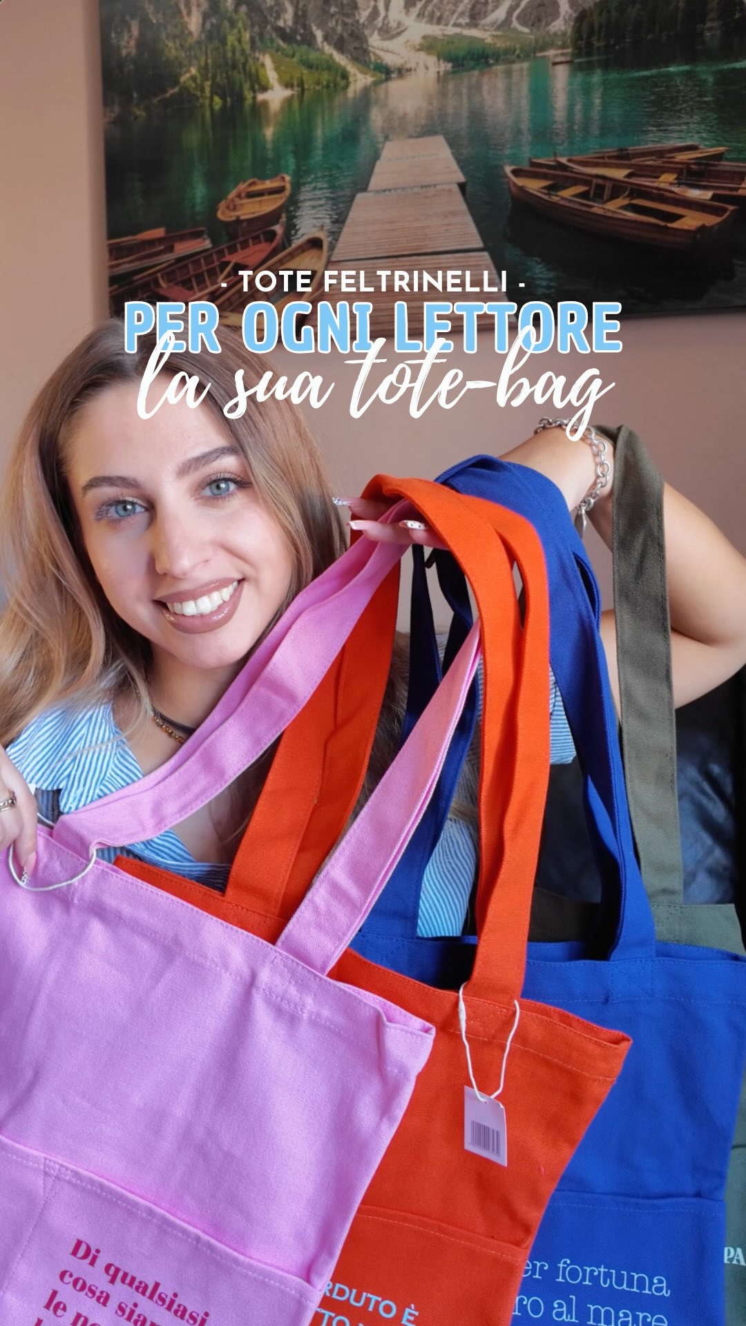 Feltrinelli Librerie Facebook ad: Una tote bag per ogni mia personalità da…