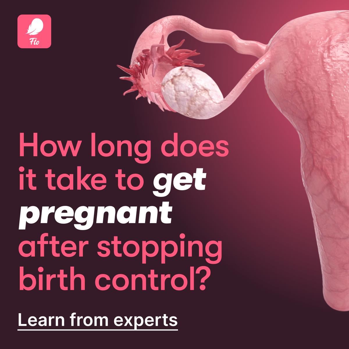 Flo Ovulation Tracker Facebook ad