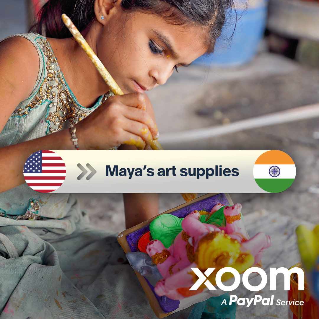 Xoom Facebook ad