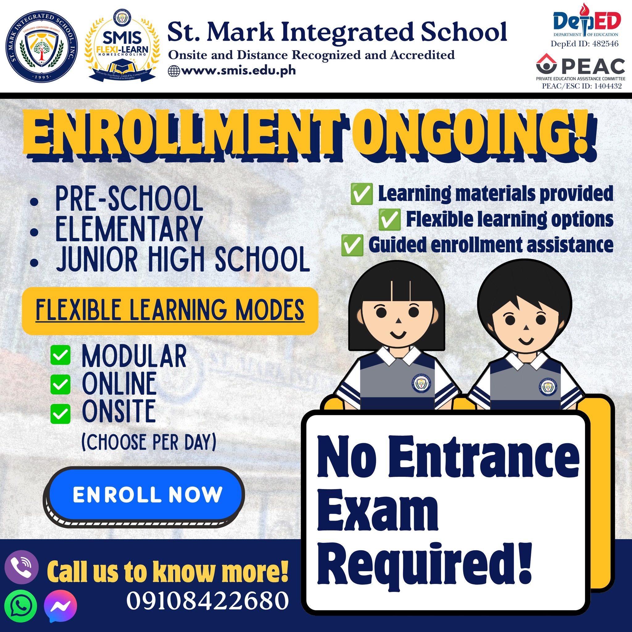 St. Mark Integrated School - SMIS Facebook ad