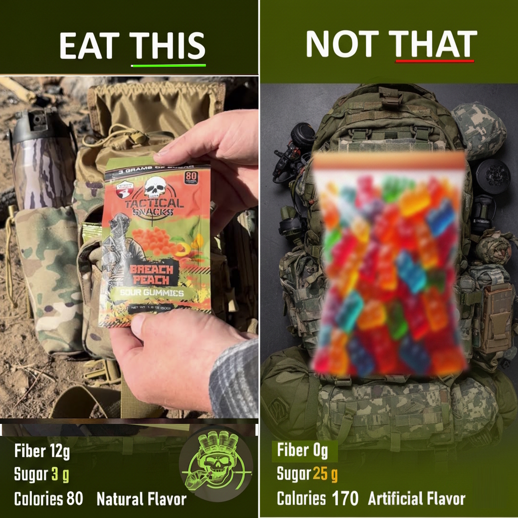 Tactical Snacks Facebook ad