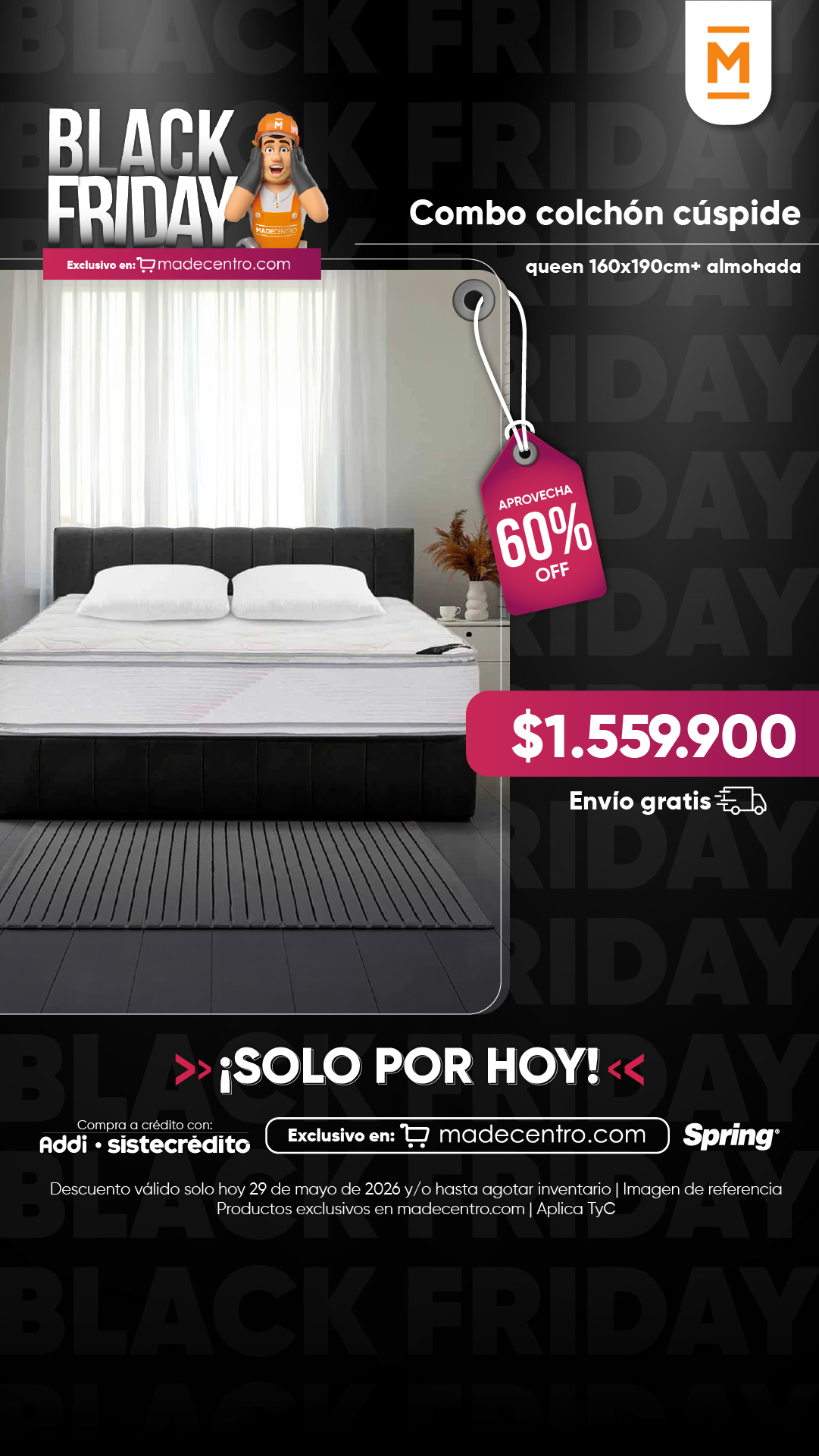 Madecentro Colombia SAS Facebook ad from May 29, 2026